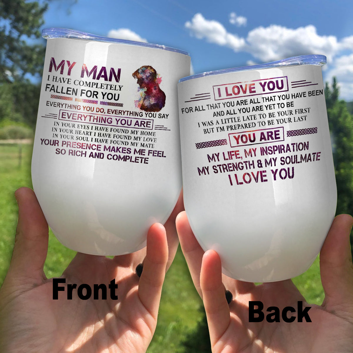 My Give A Fluff is Broken Wine Tumbler, Cow Lovers Wine Tumbler