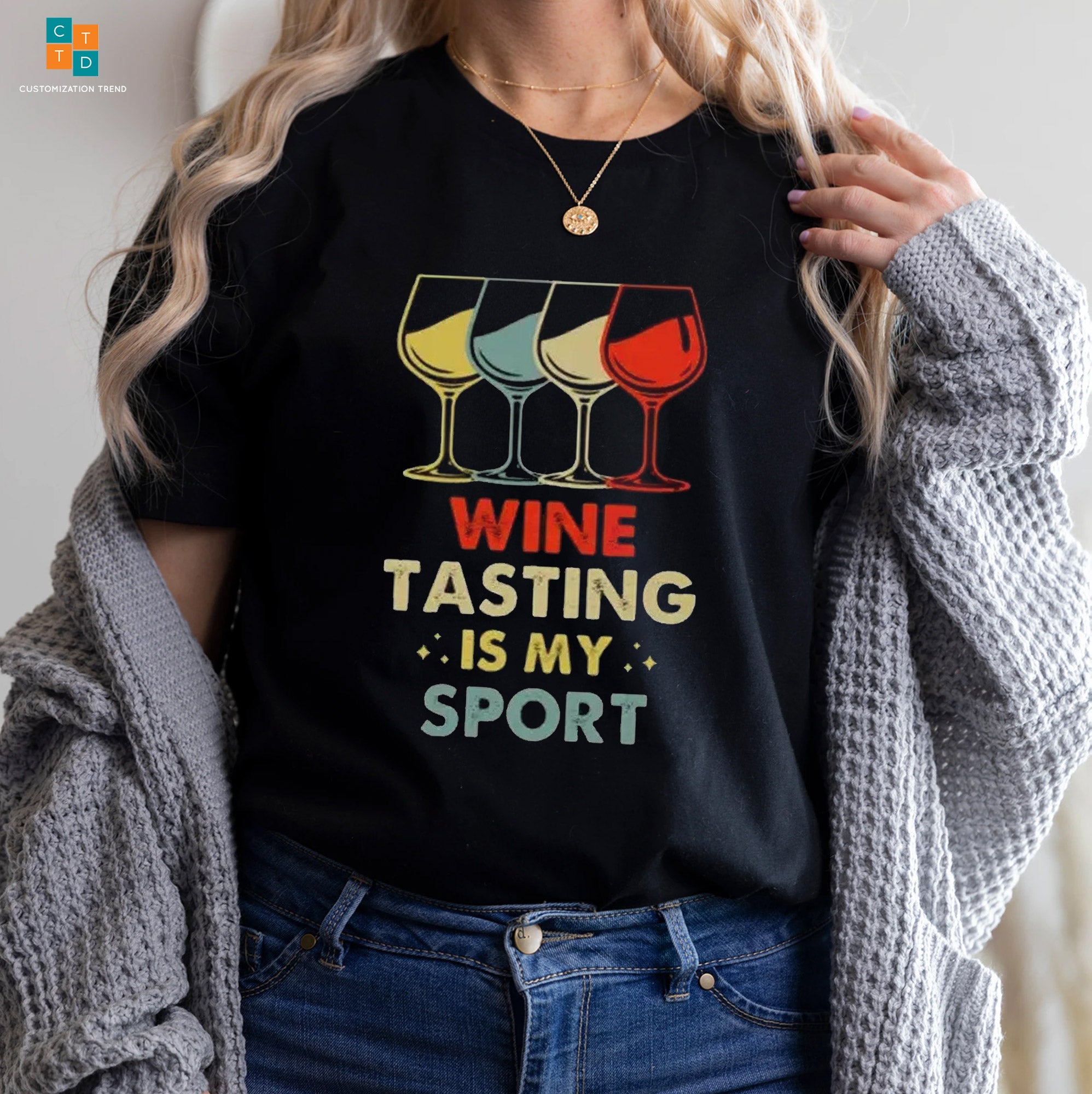 Wine Tasting Is My Sport Hoodie, Shirt