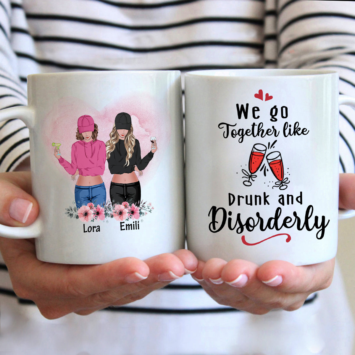 Personalized  We Go Together Like Mug , Custom Friend , Bestie , Sister Mug