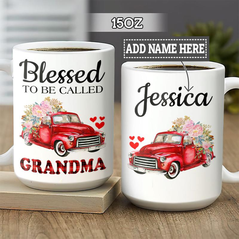 Personalized Boy Mama From Son Up To Son Down Mug, Custom Mother, Son And Daughter Mug