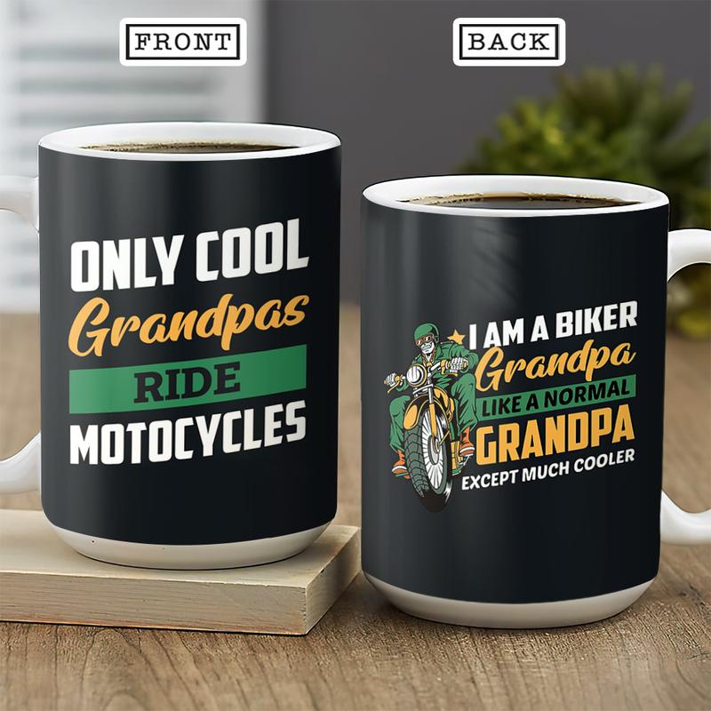 Personalized  Grandpas Are There To Help Children Get Into the Mischief  Mug , Custom Grandpa Sister Mug