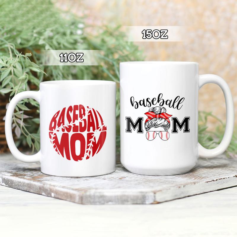 Personalized  Mom Baseball Mom Mug , Custom Mother , Mom Mug