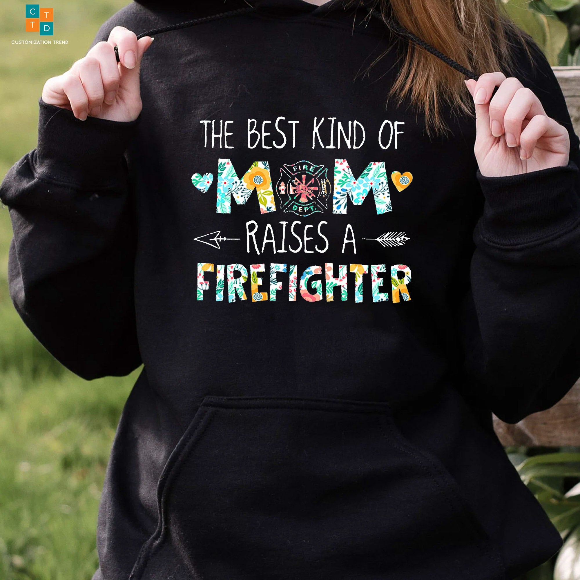 Best Kind Of Mom Raise A Firefighter Hoodie, Shirt