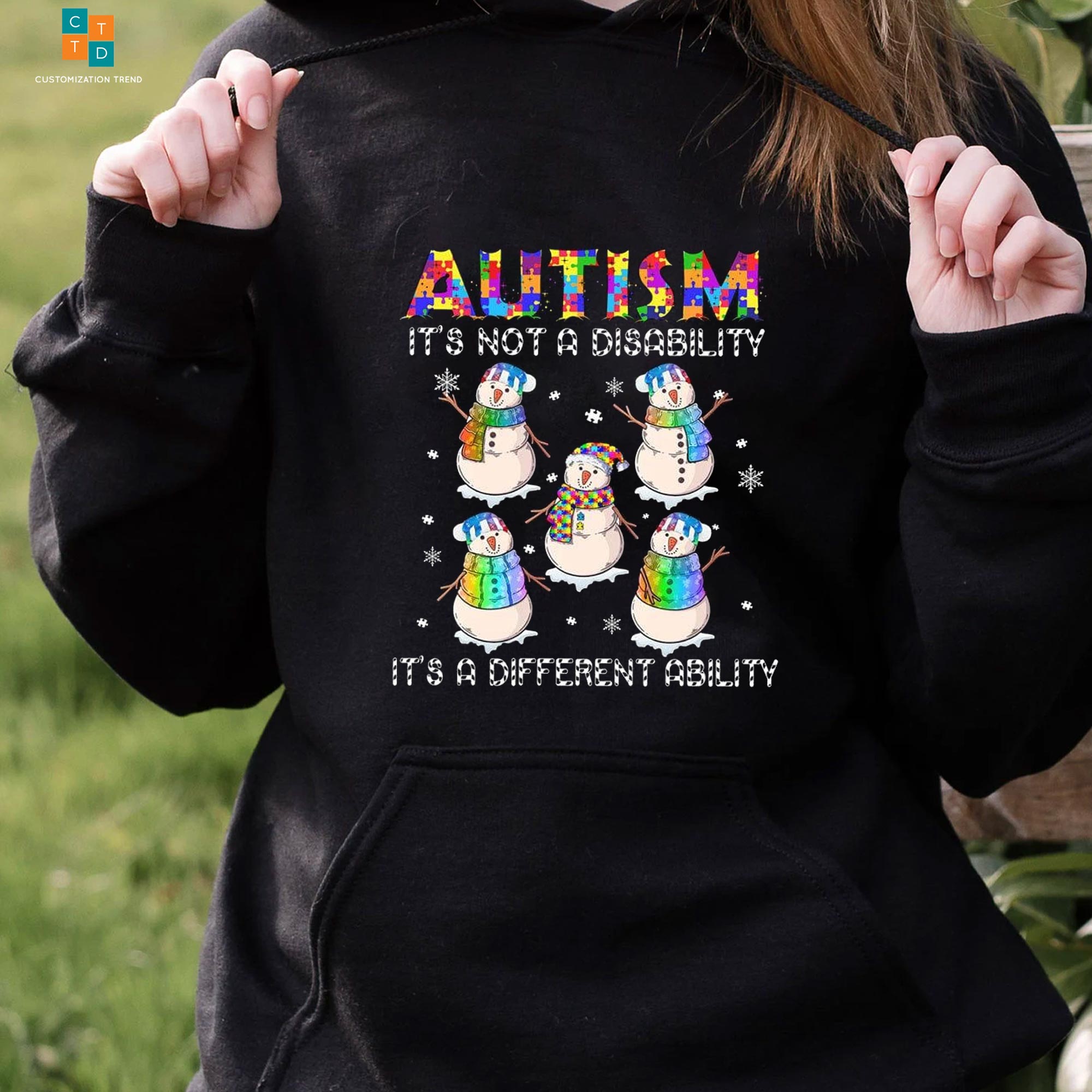 Autism It’s Not A Disability Hoodie, Shirt