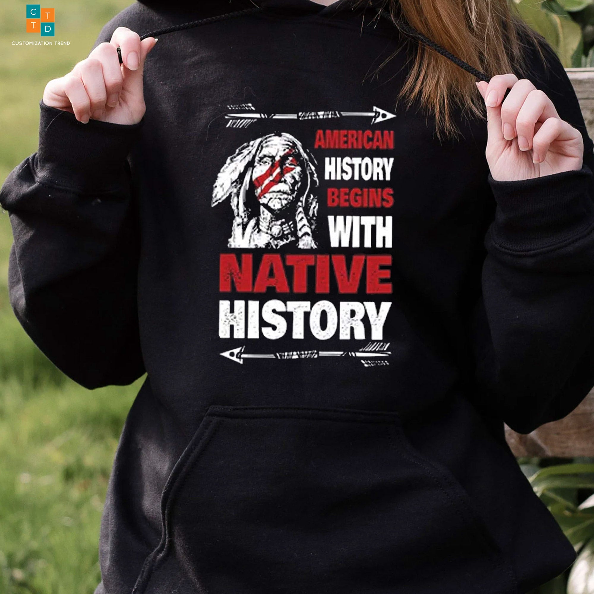 American History Begins With Native History Indigenous Hoodie, Shirt