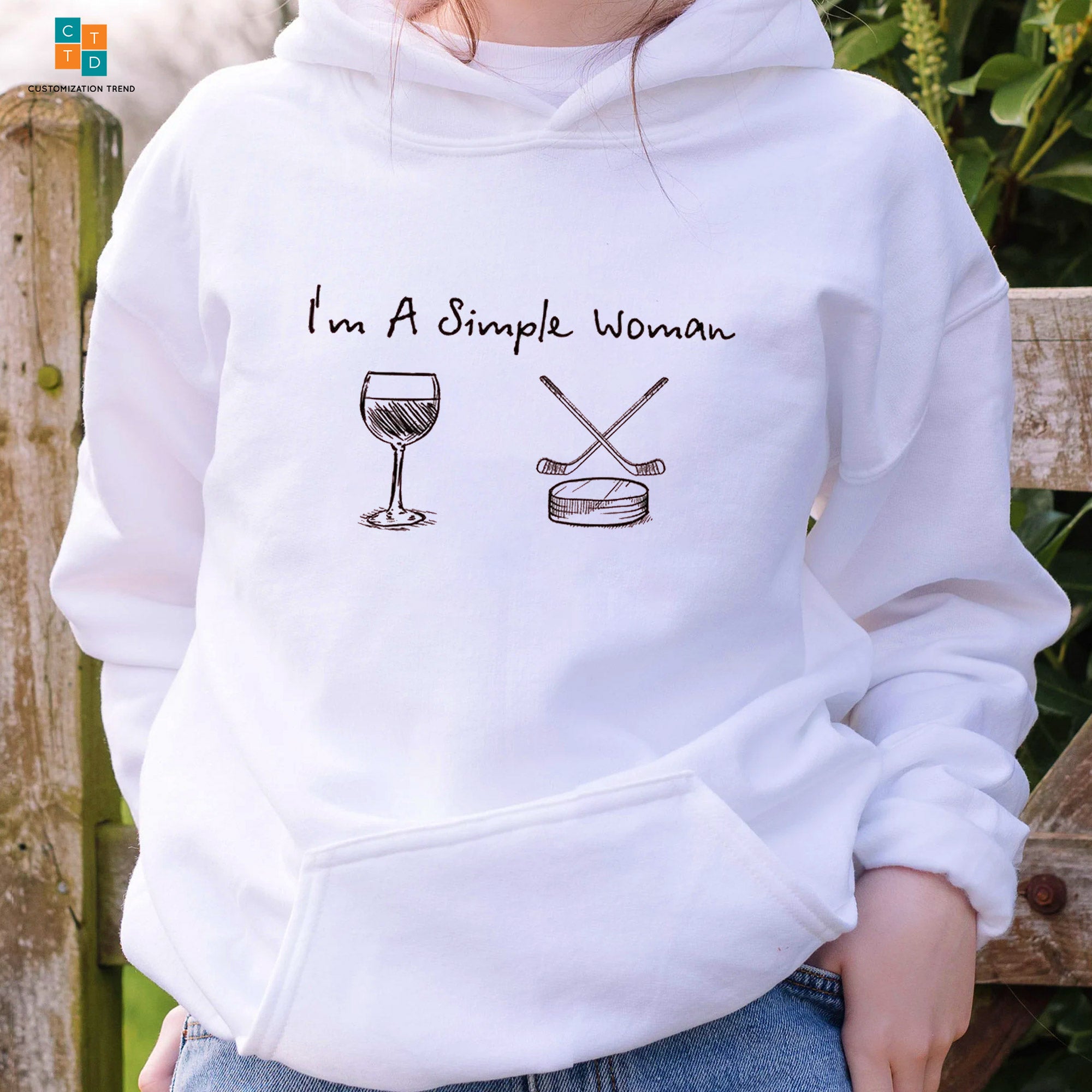 I’m A Simple Woman Wine Gofl Hoodie, Shirt