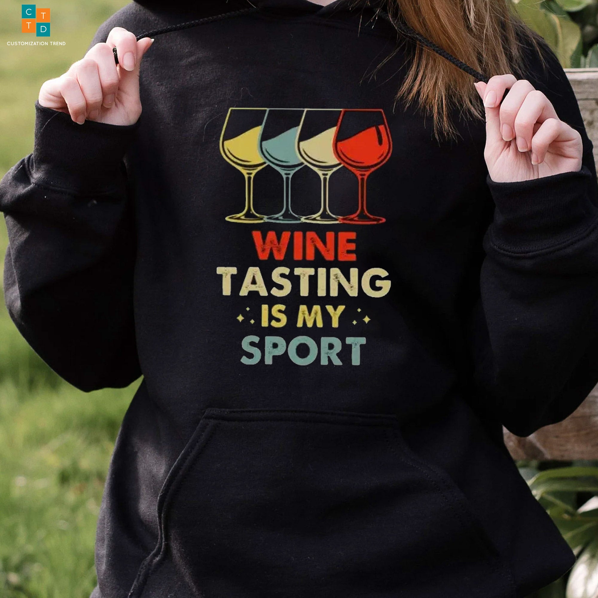 Wine Tasting Is My Sport Hoodie, Shirt