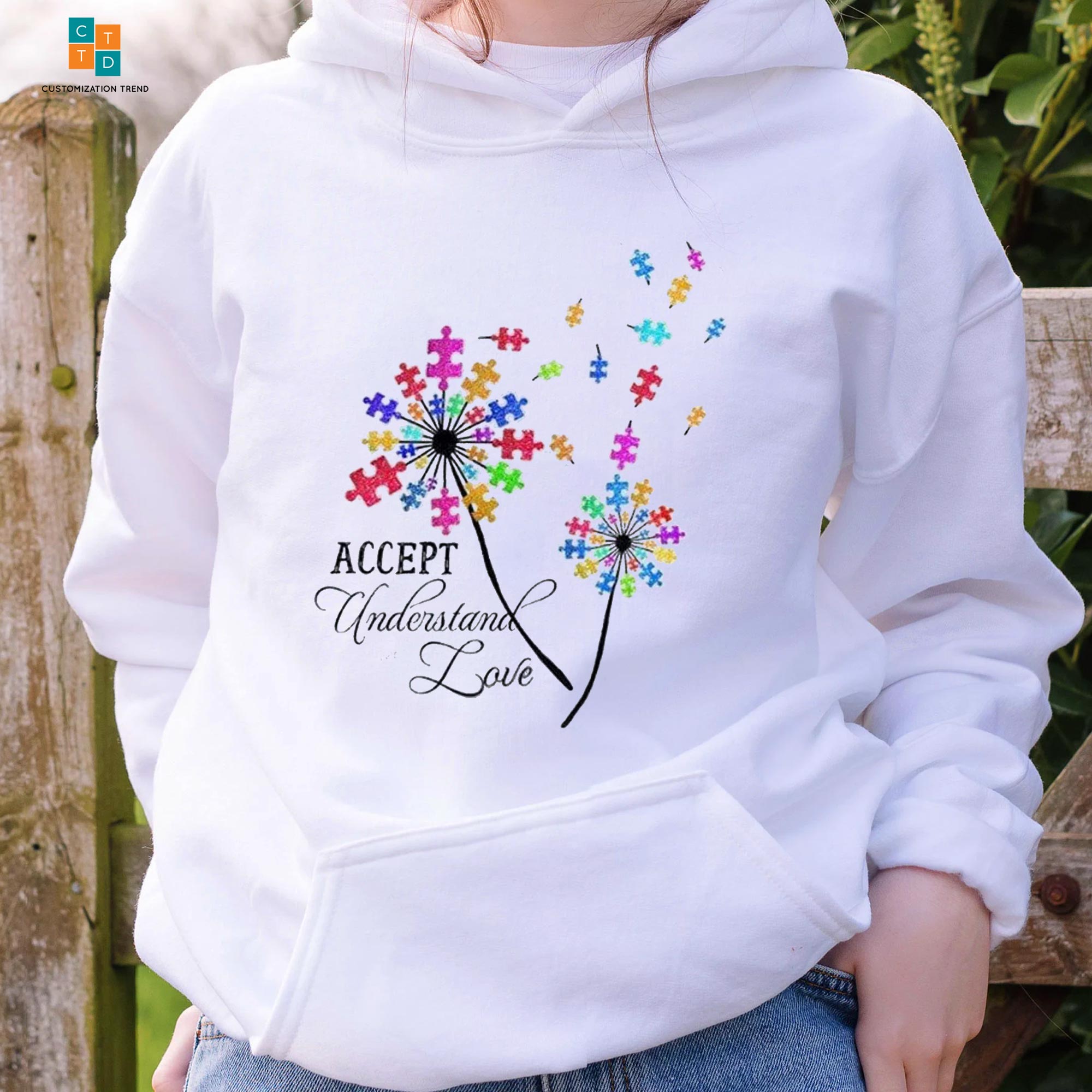 Accept Understand Love Autism Awareness Hoodie, Shirt