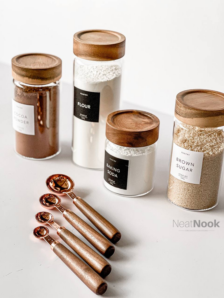 Acacia Wood Storage Jars – NuSEAS