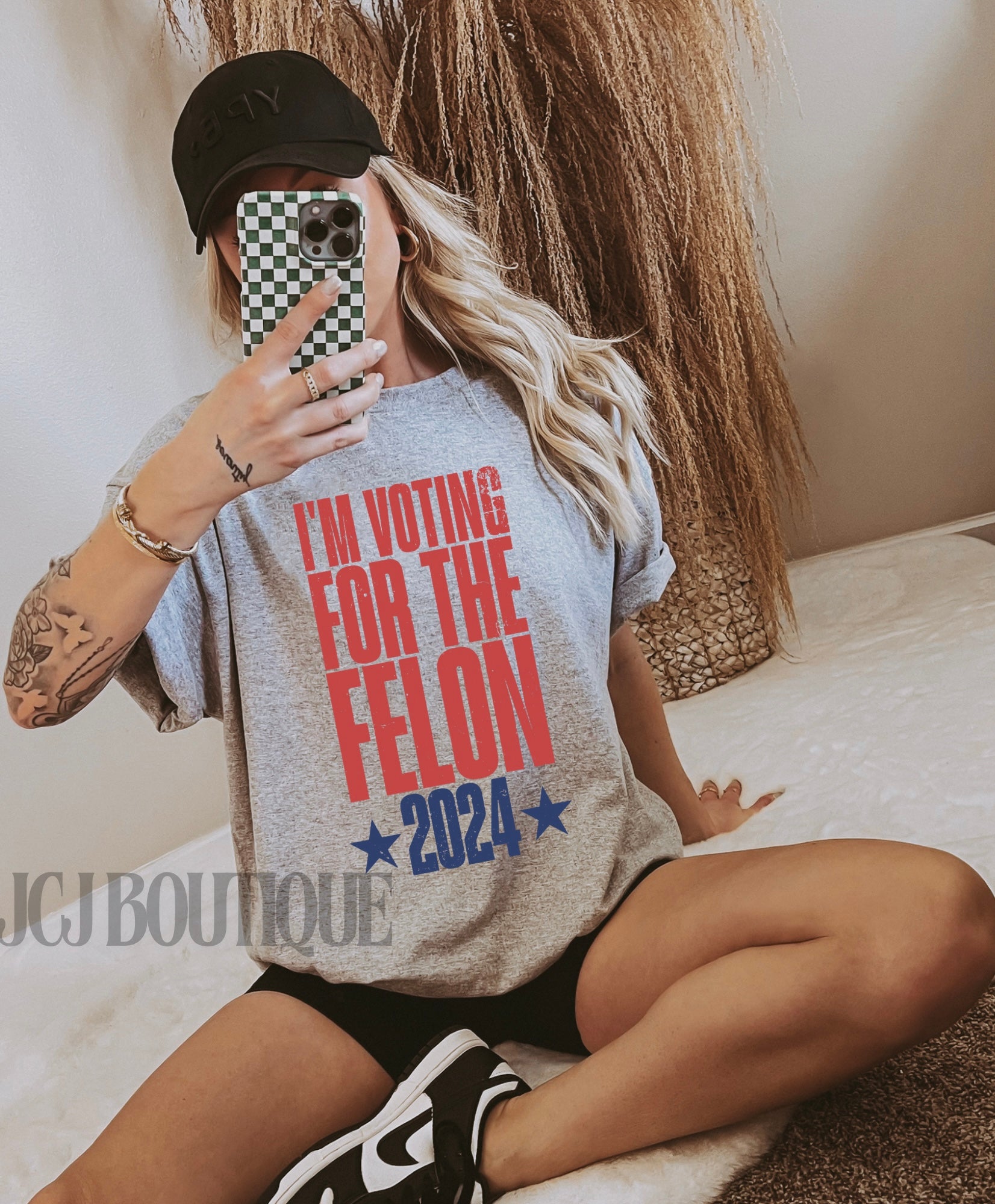Voting For A Felon Tee