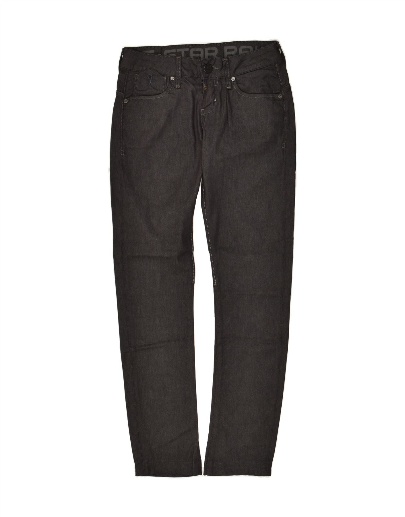 image of G-STAR Womens Slim Jeans W27 L32  Black Cotton