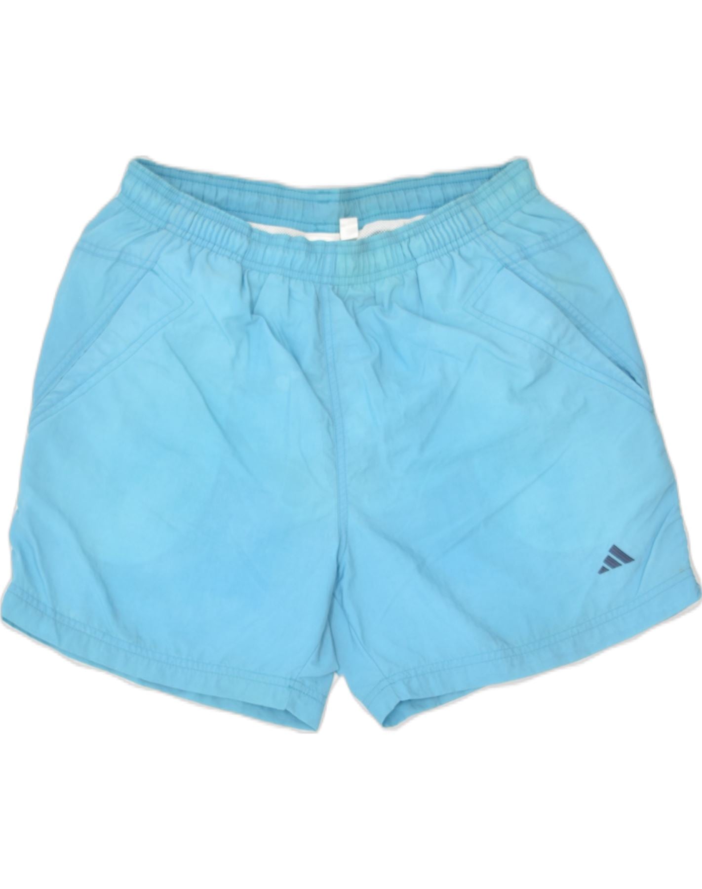 image of ADIDAS Mens Sport Shorts Small Blue Nylon