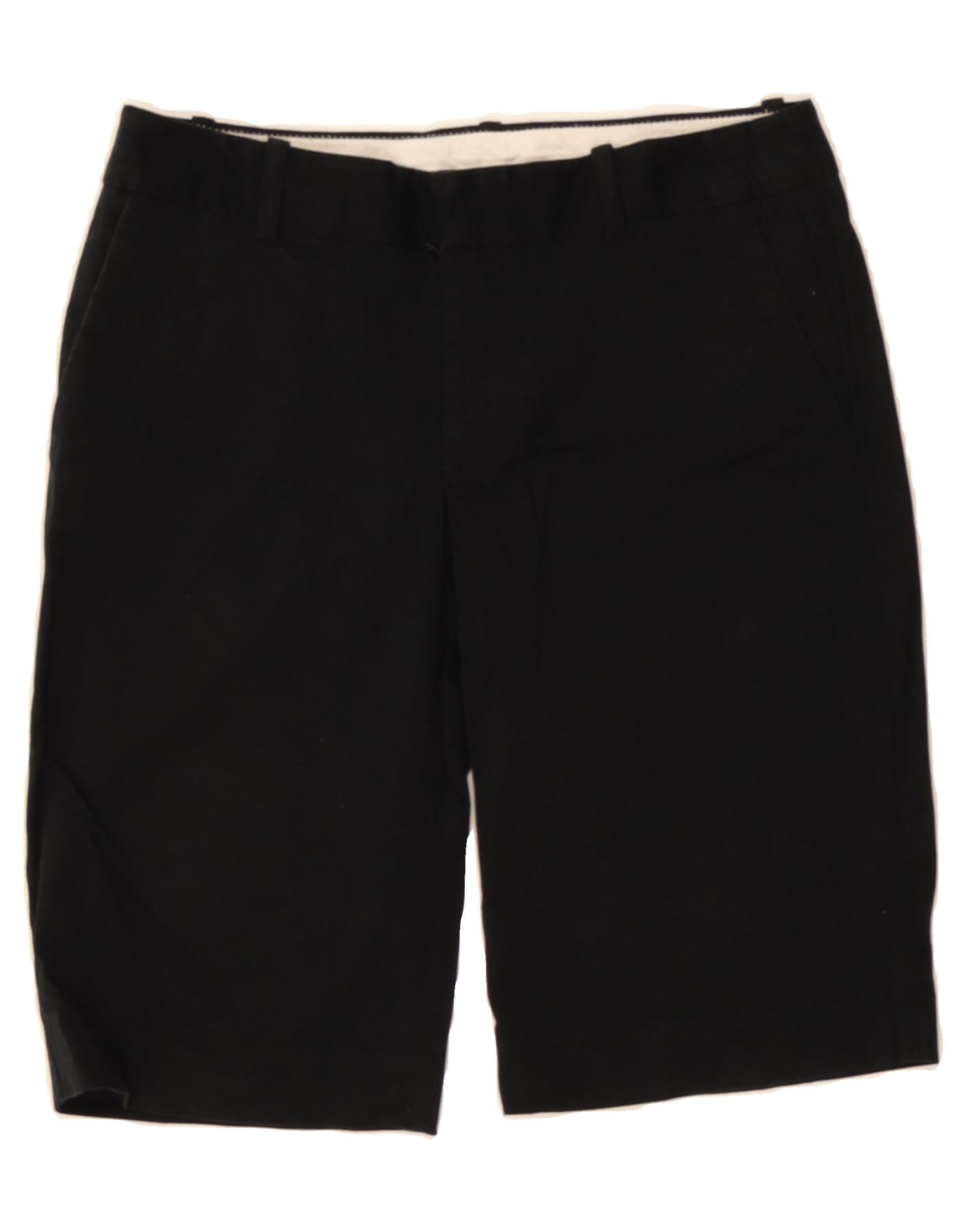 image of EDDIE BAUER Womens Chino Shorts W32 Large Black Cotton