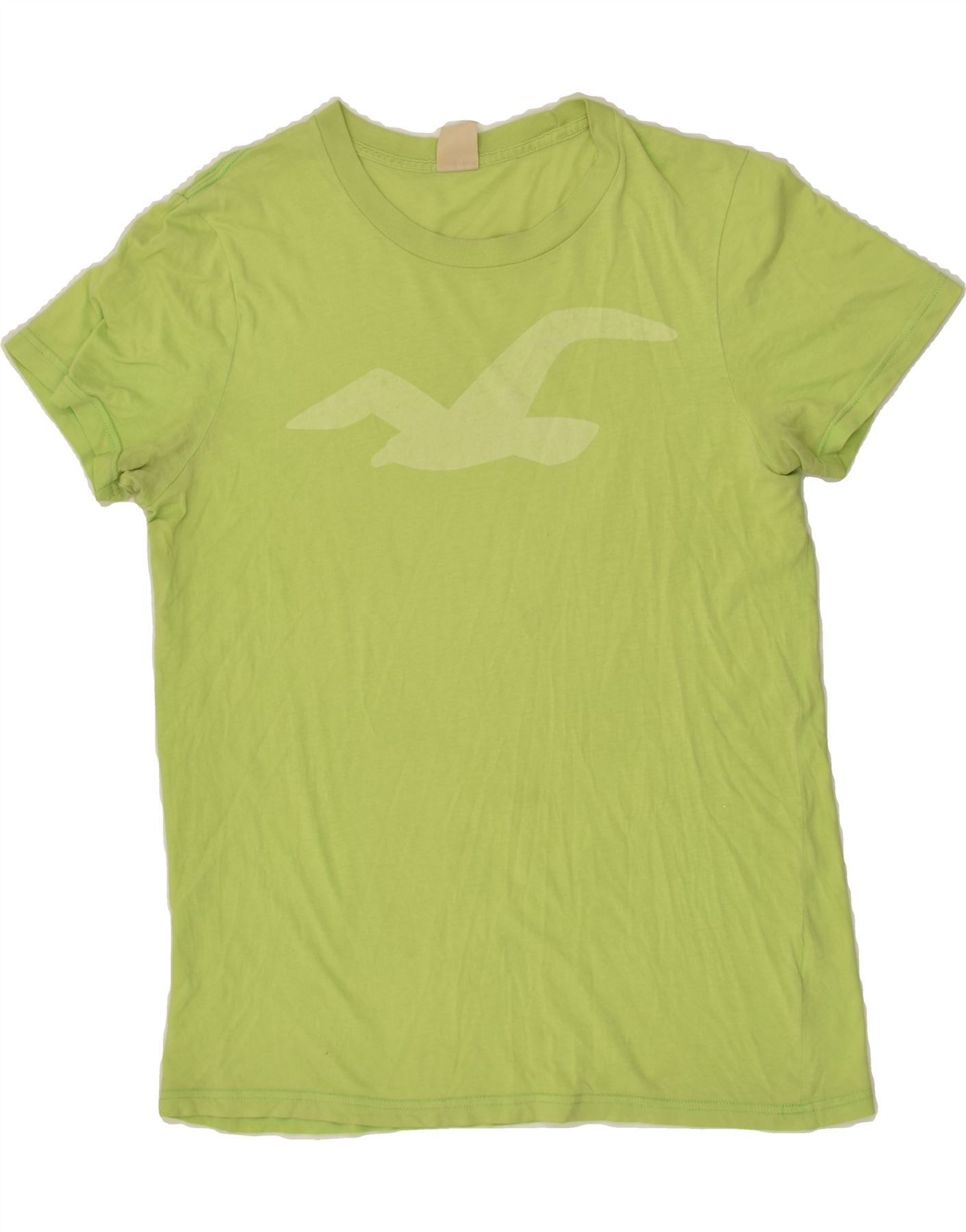 image of HOLLISTER Mens Graphic T-Shirt Top Medium Green