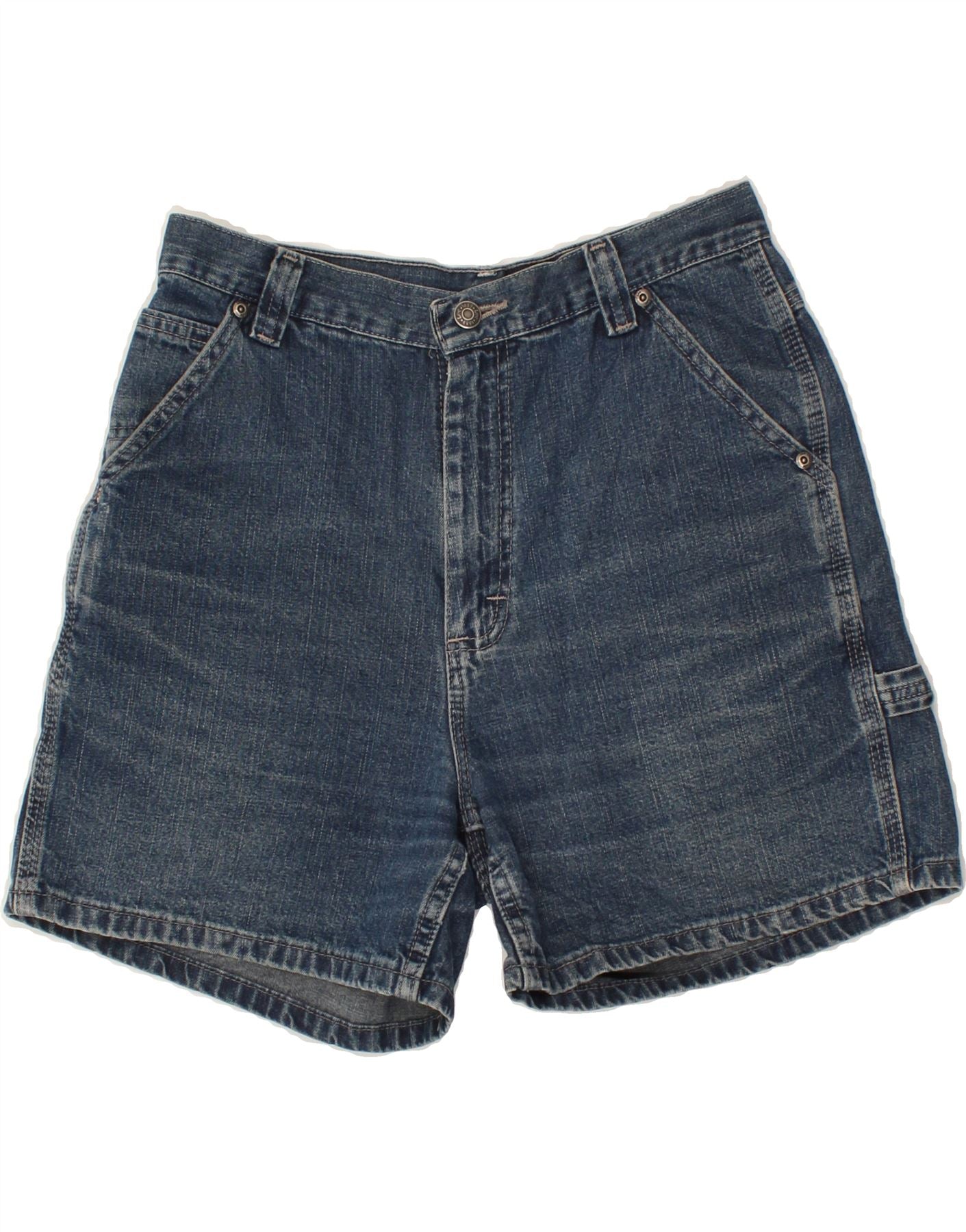 image of LEE Womens Denim Shorts US 6 Medium W28 Blue Cotton