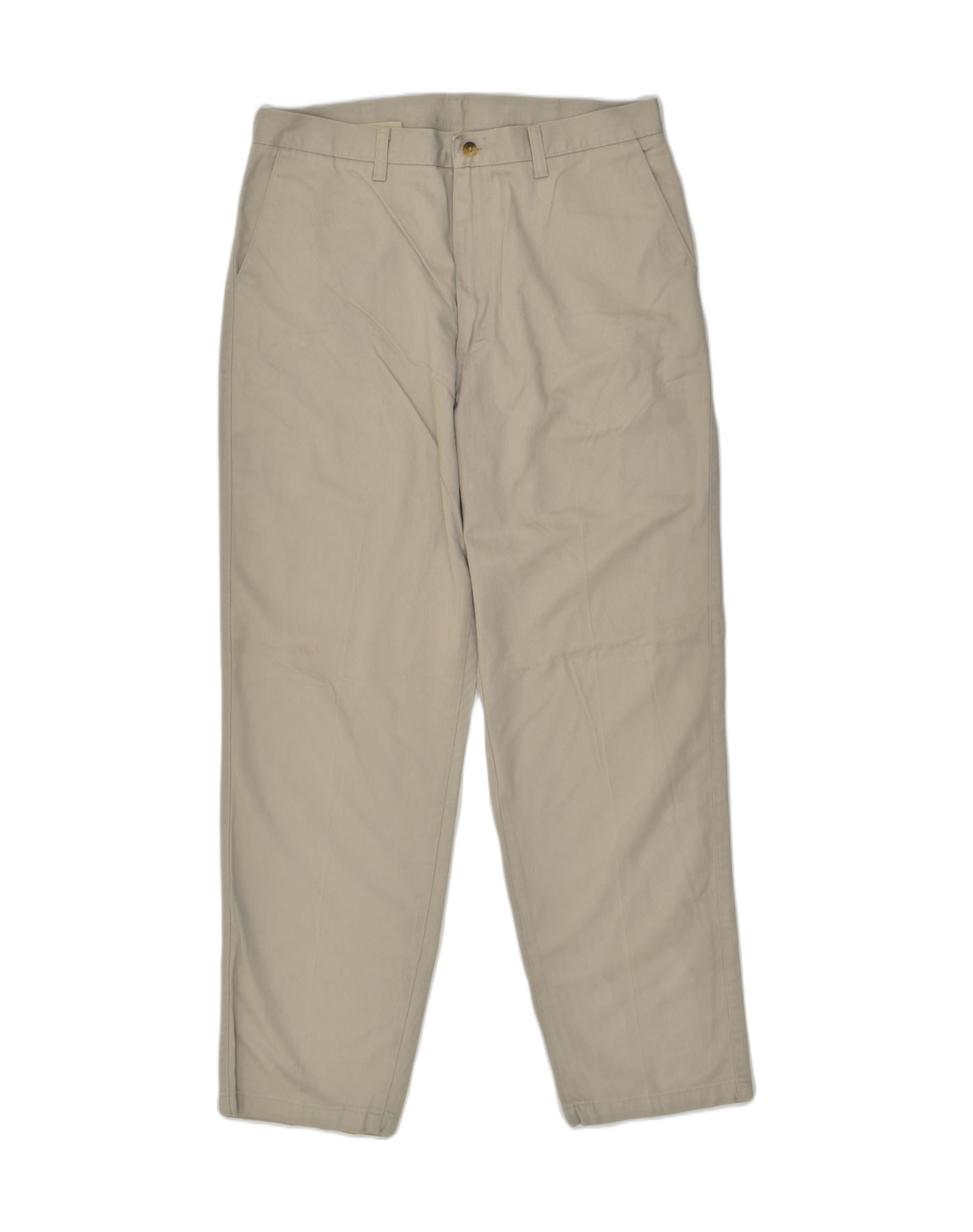 image of WRANGLER Mens Slim Chino Trousers W36 L32 Grey