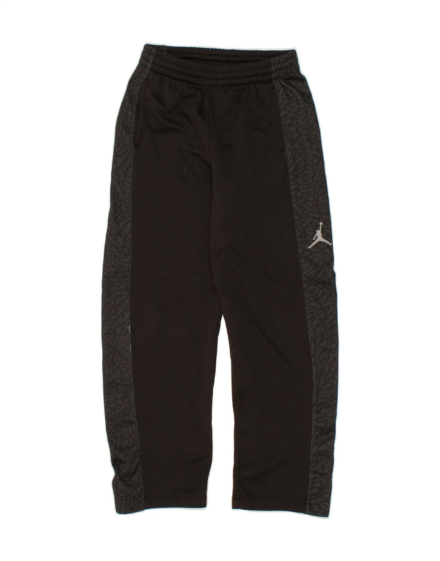 image of JORDAN Boys Therma-Fit Tracksuit Trousers 10-11 Years Medium Black