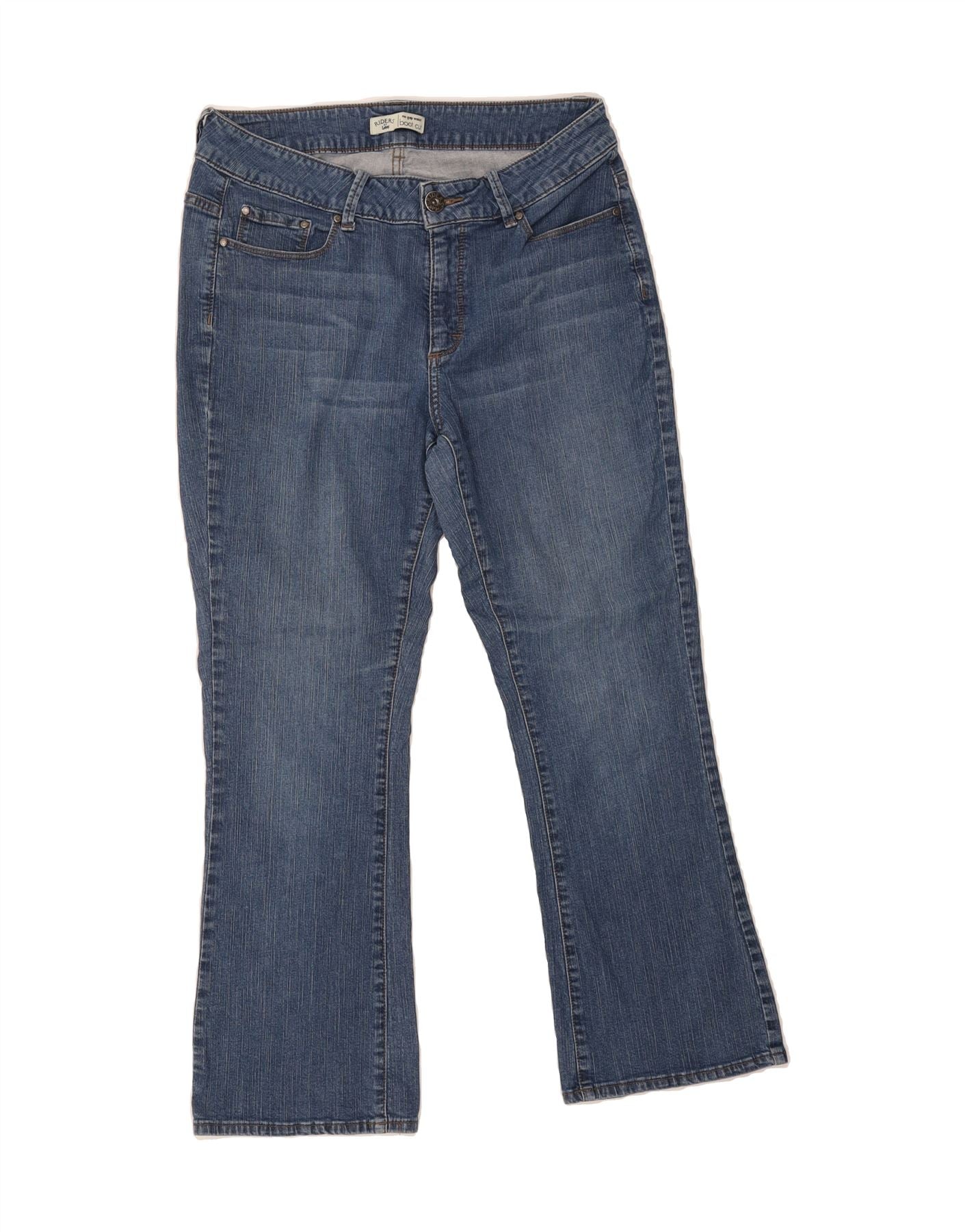 image of LEE Womens Bootcut Jeans W32 L27 Blue