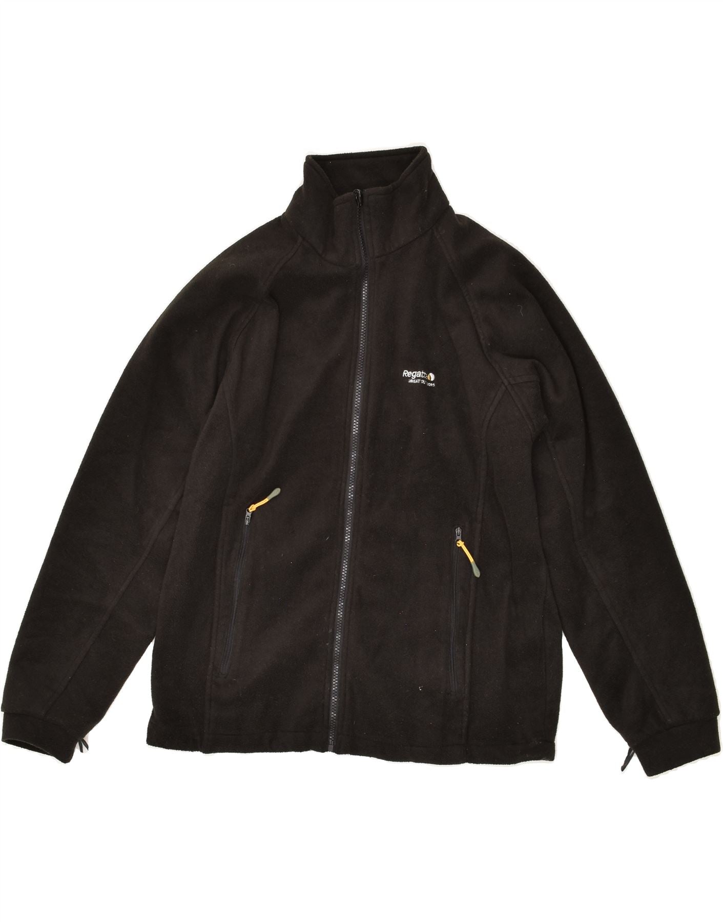 image of REGATTA Mens Fleece Jacket UK 36 Small Black Polyester