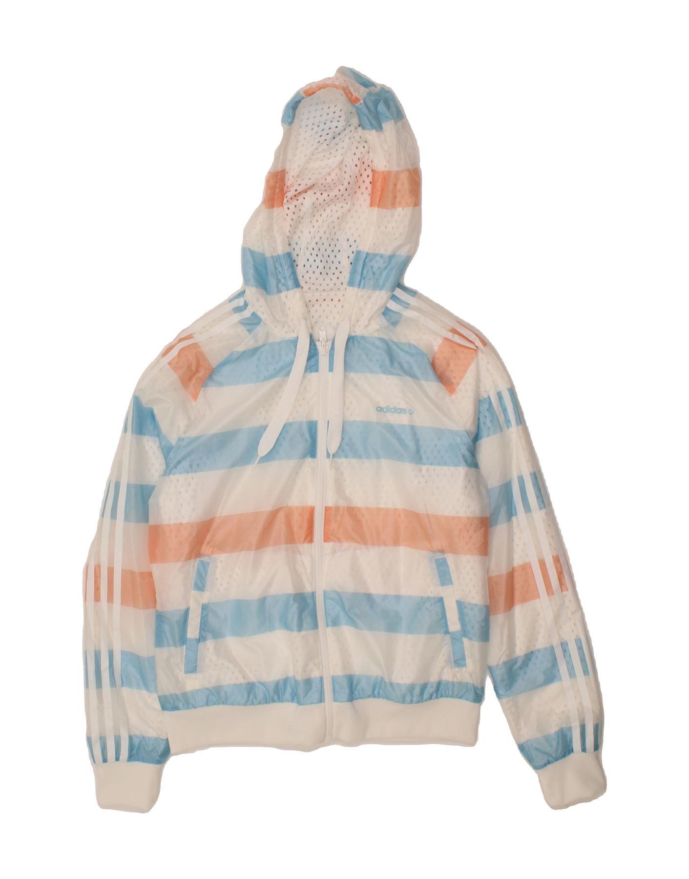 image of ADIDAS Womens Neo Label Reversible Jacket UK 10 Small Multicoloured