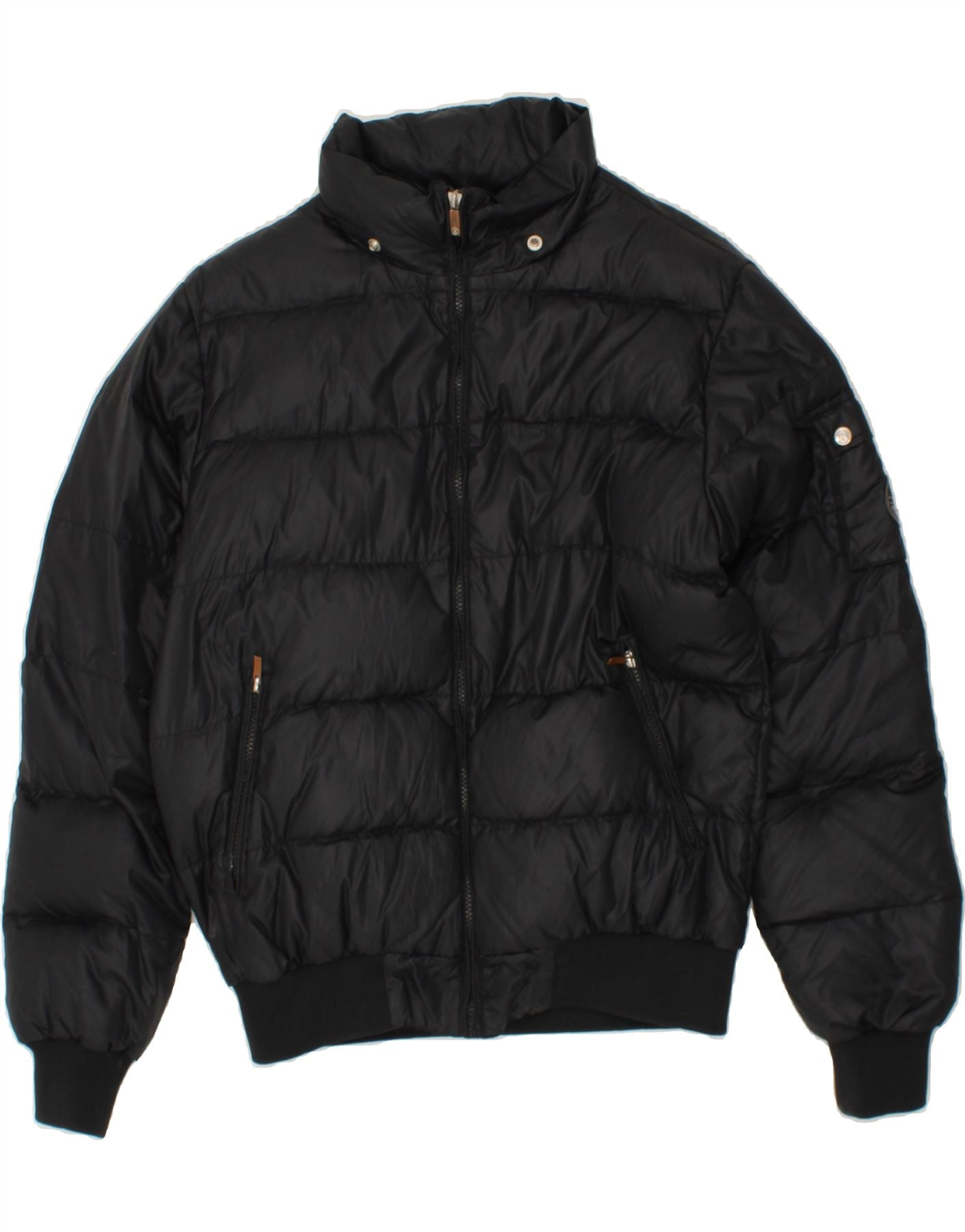 image of NORTH SAILS Mens Padded Jacket UK 40 Large Black Polyamide