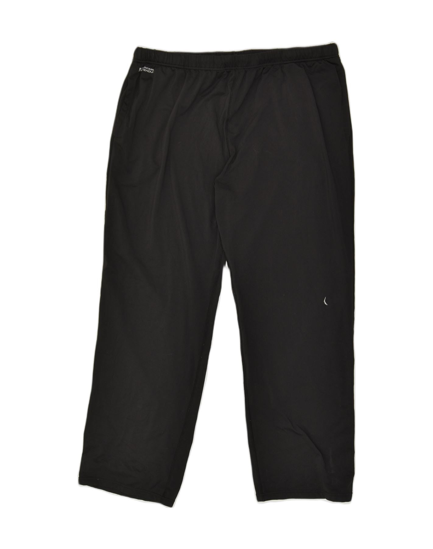 image of MOUNTAIN WAREHOUSE Mens Tracksuit Trousers 2XL Black Polyester