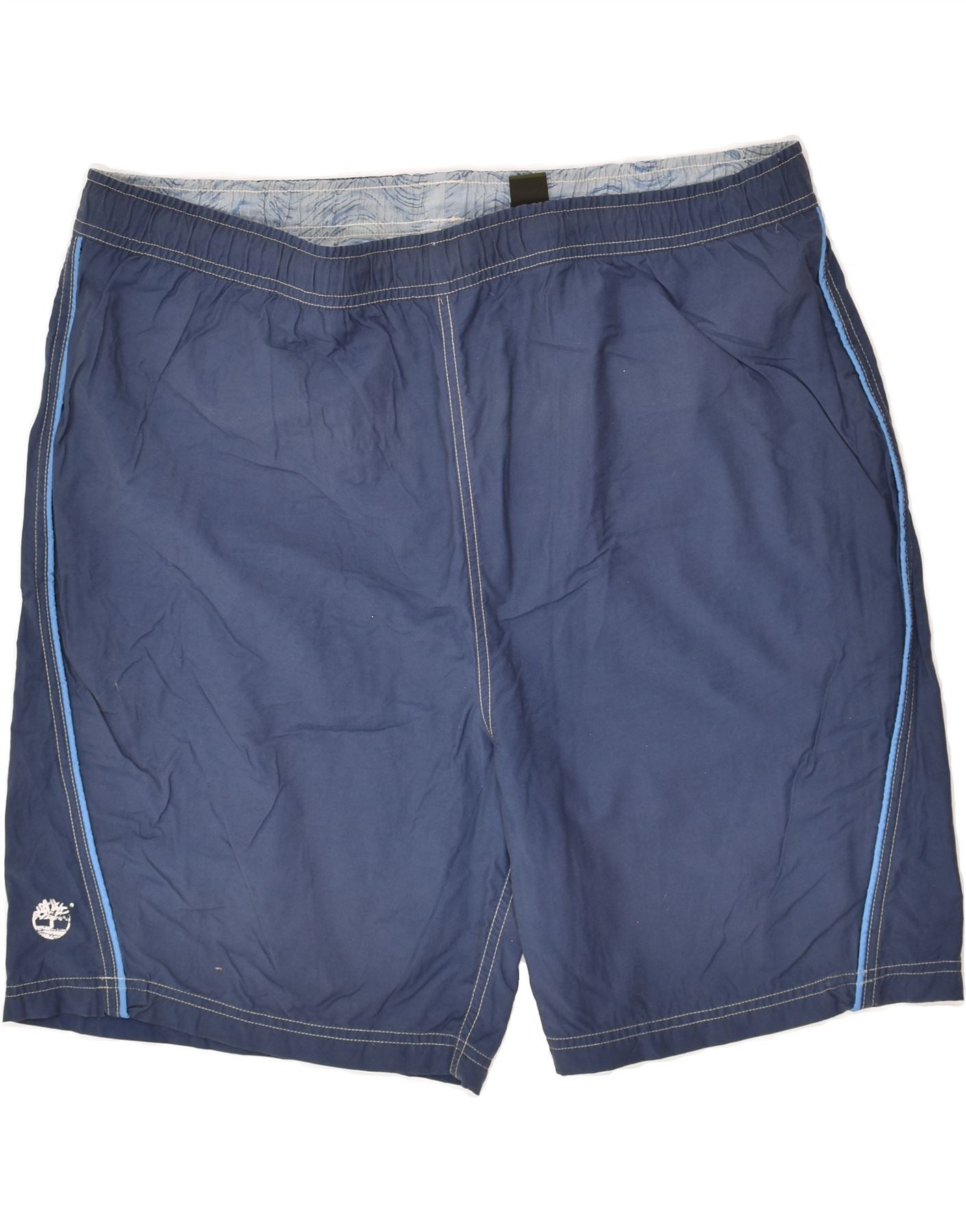 Image of TIMBERLAND Mens Sport Shorts XL Navy Blue Cotton