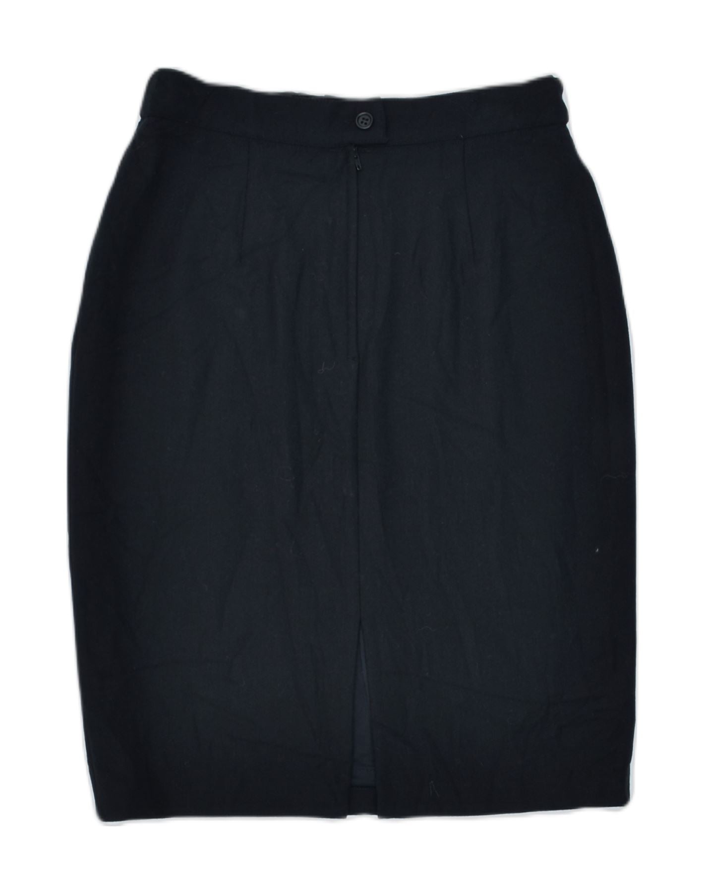 image of MAX MARA Womens Pencil Skirt W28 Medium Black Wool