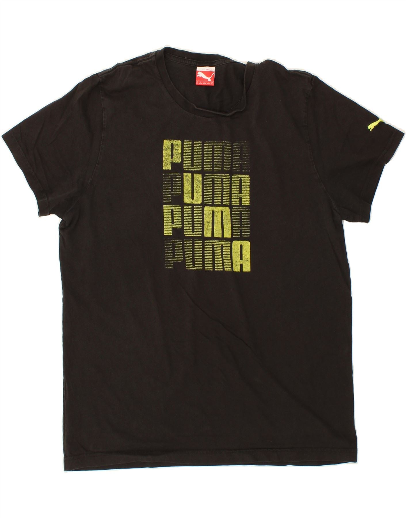 Image of PUMA Mens Graphic T-Shirt Top XL Black