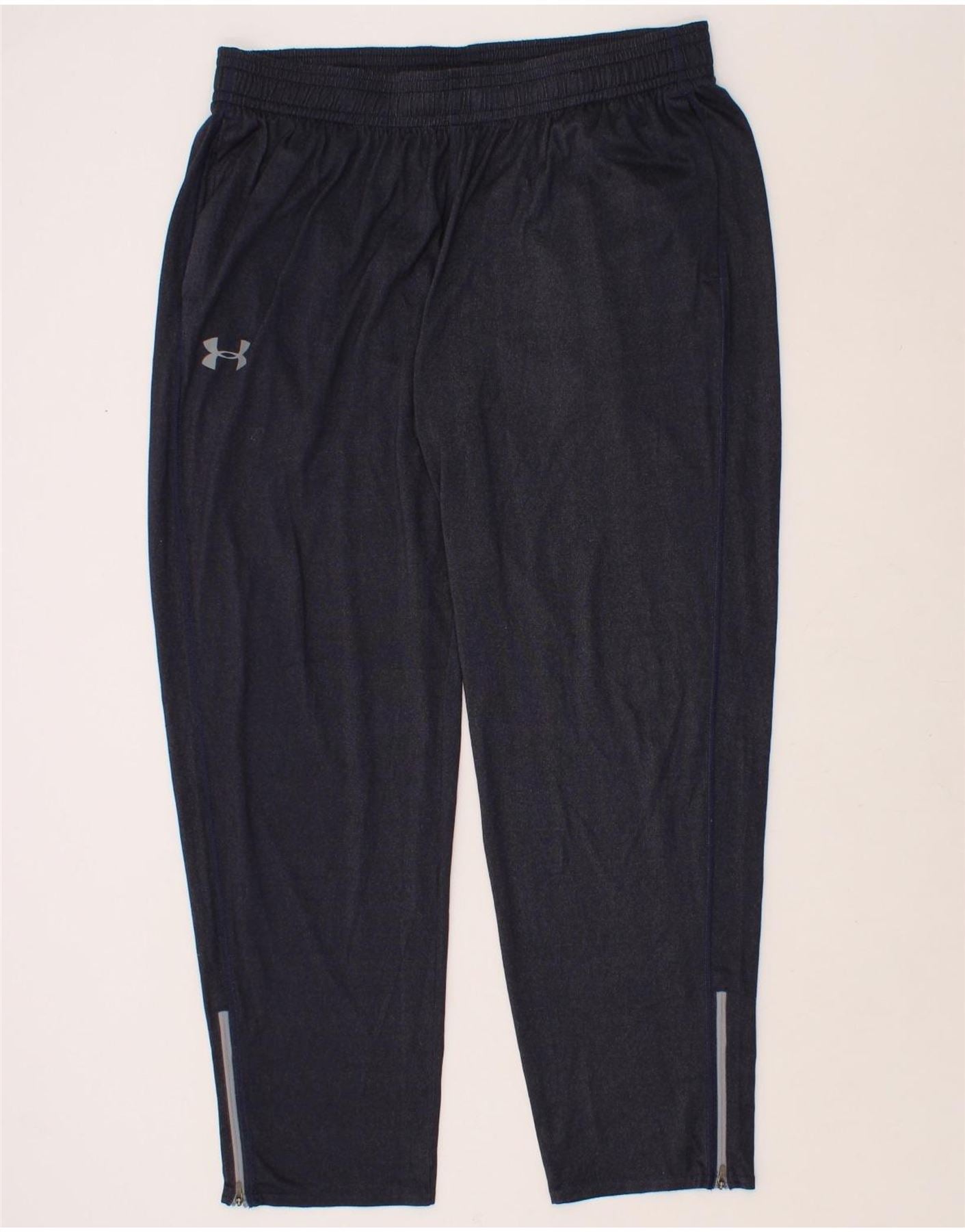 image of UNDER ARMOUR Mens Tracksuit Trousers XL Navy Blue Flecked