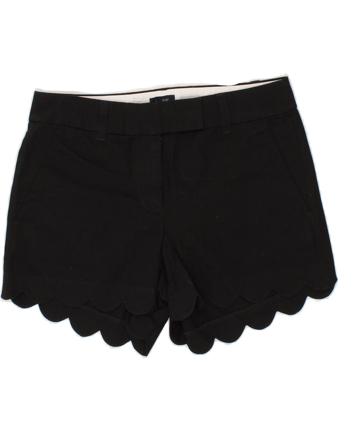 image of J. CREW Womens Chino Shorts US 0 XS W29  Black Cotton