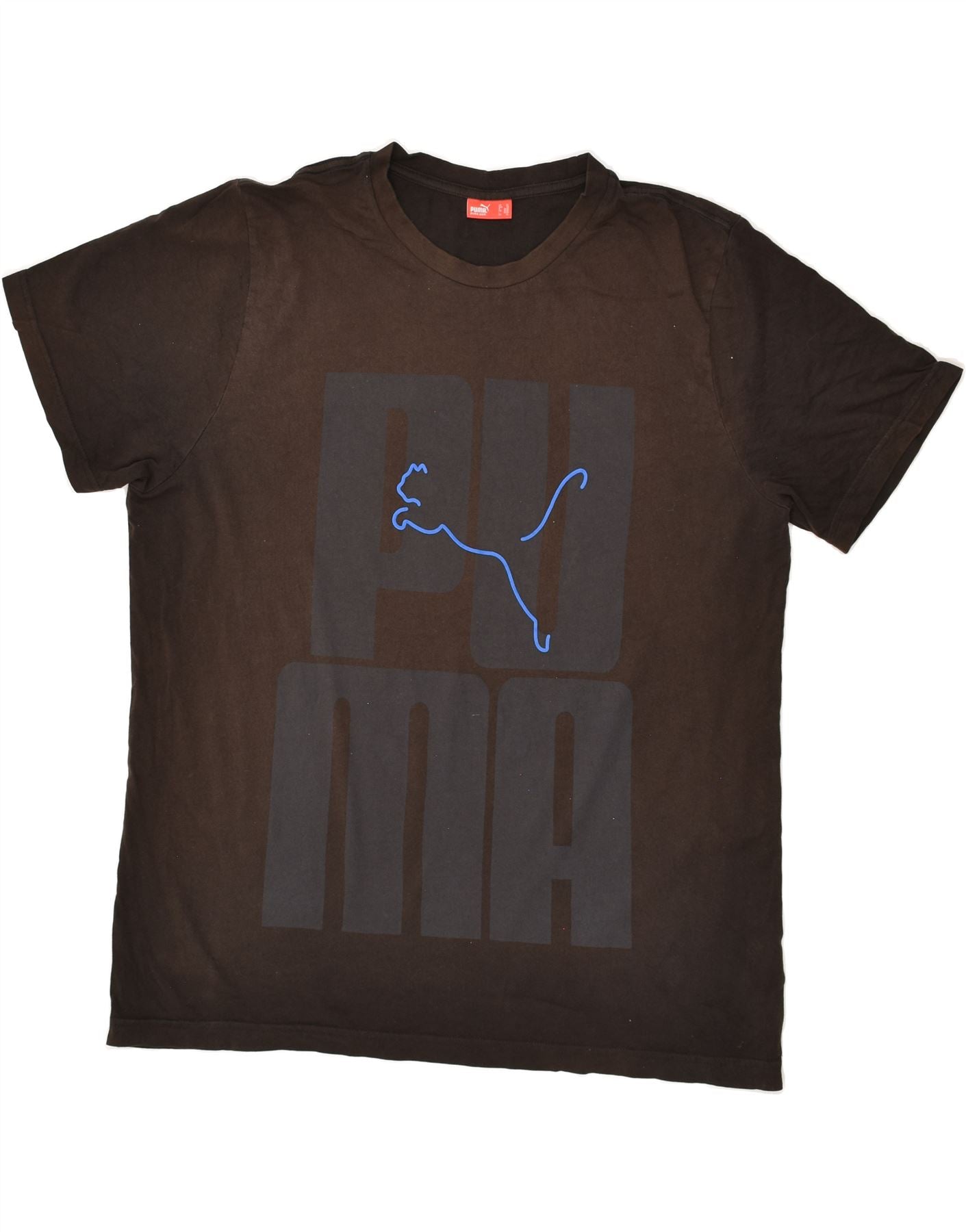 image of PUMA Mens Graphic T-Shirt Top XL Black