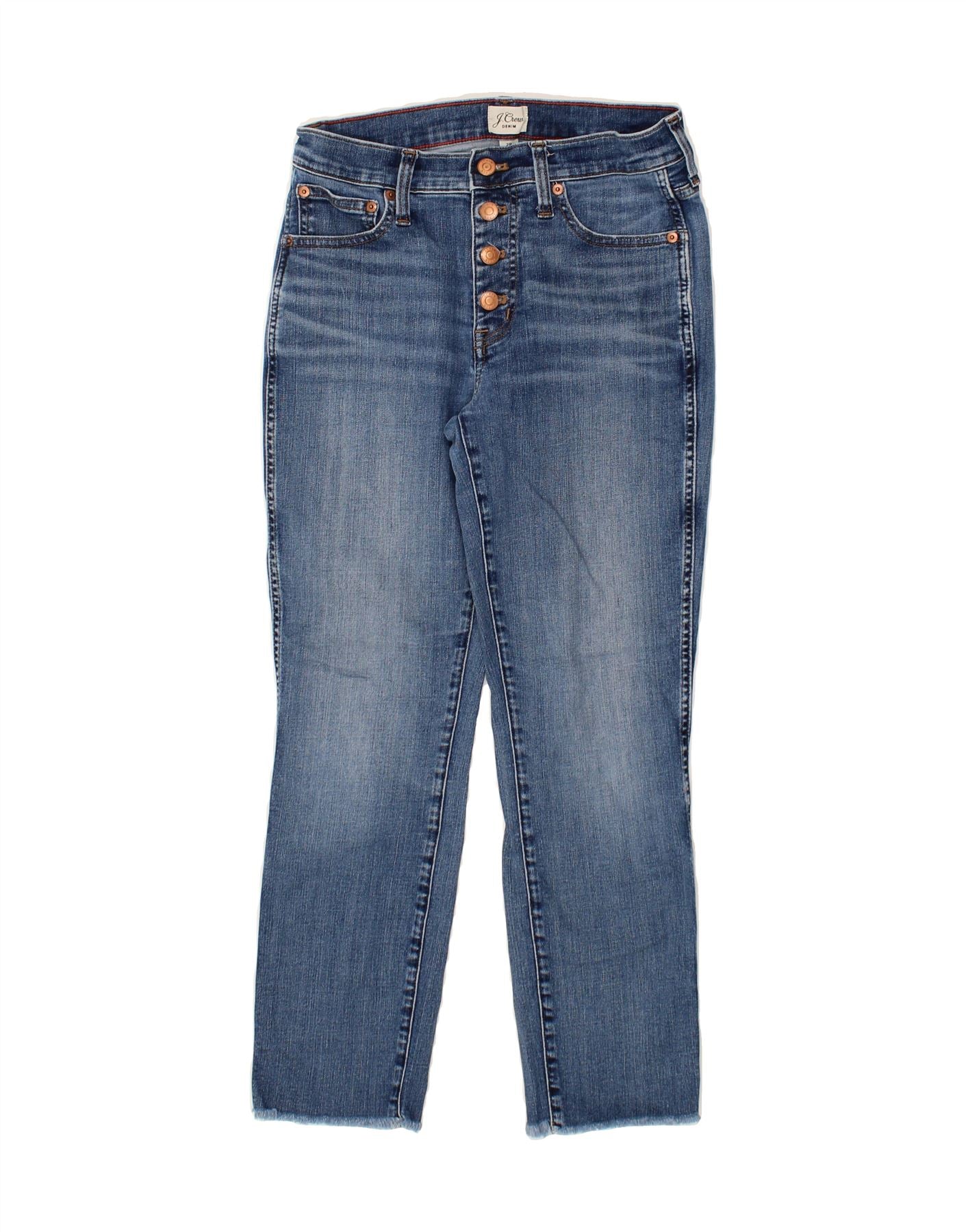 image of J. CREW Womens Slim Jeans W28 L26 Blue Cotton