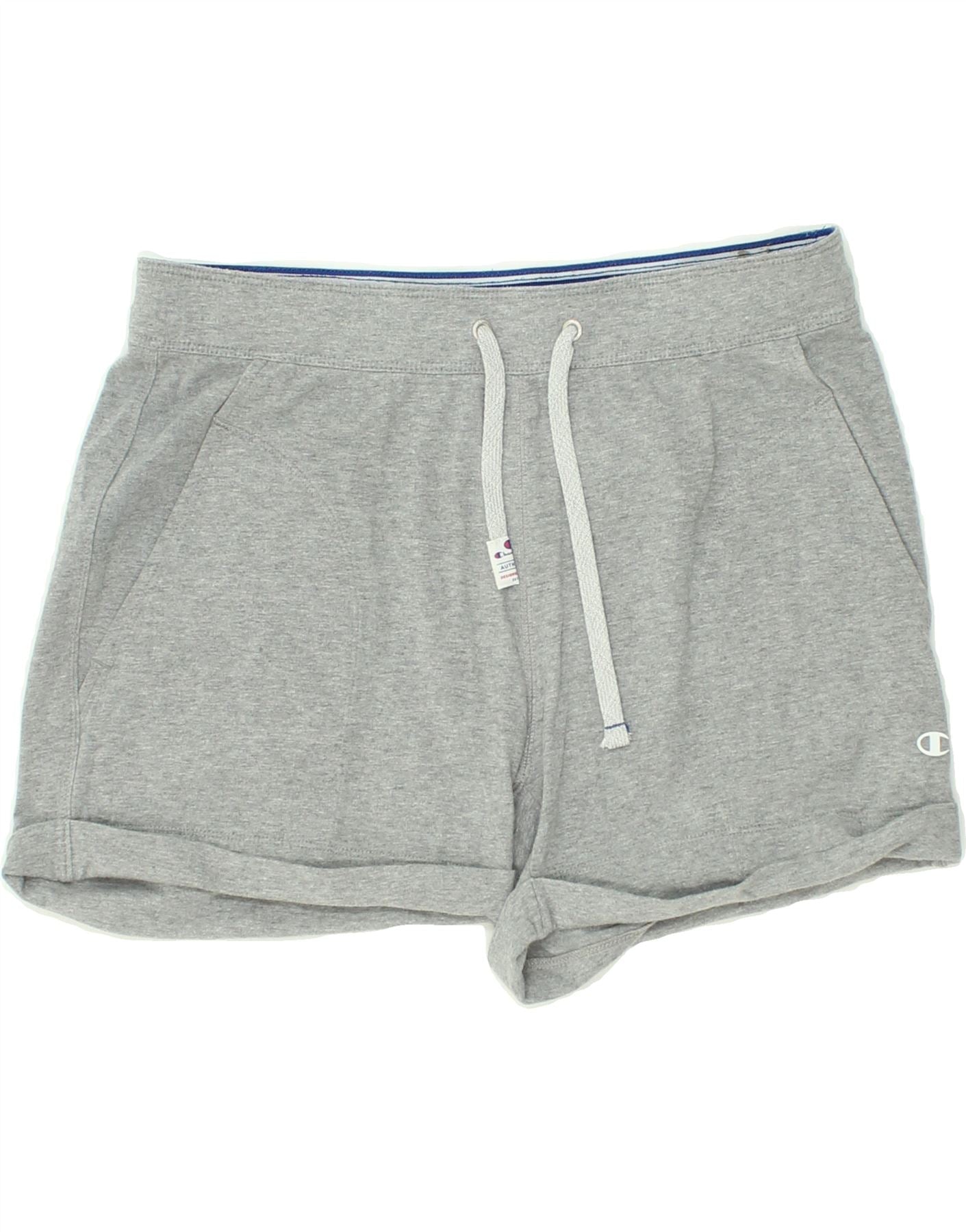 image of CHAMPION Mens Sport Shorts Large Grey