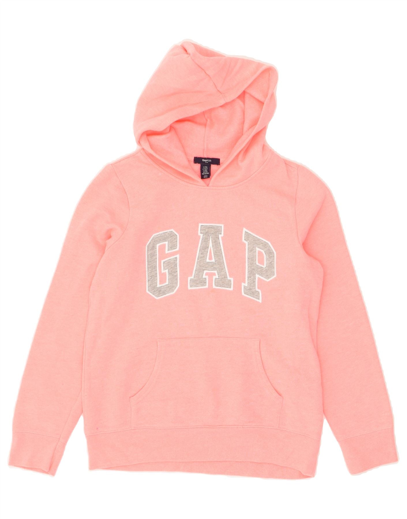 image of GAP Boys Graphic Hoodie Jumper 13-14 Years Pink Cotton