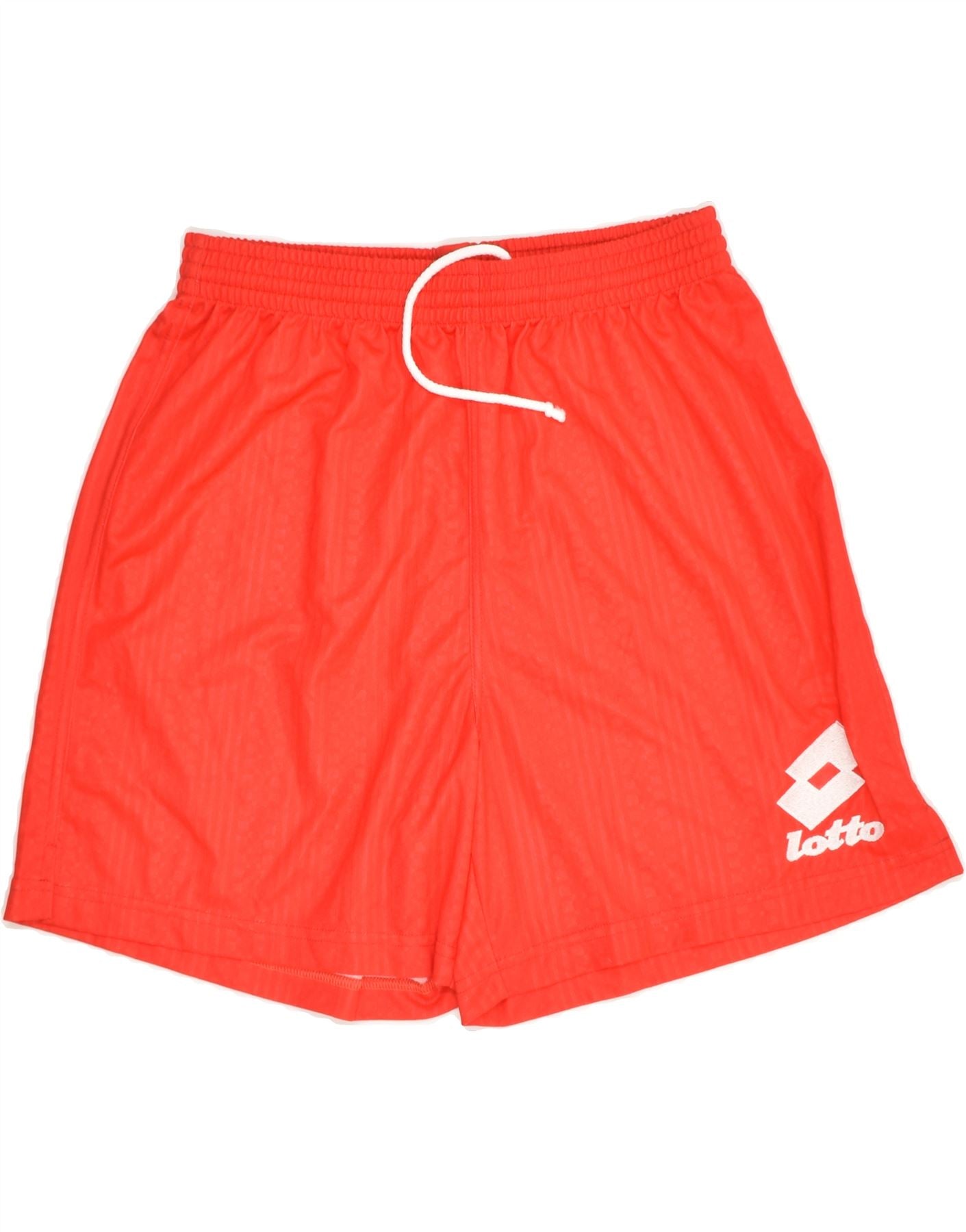 Image of LOTTO Mens Sport Shorts Large Red Polyester