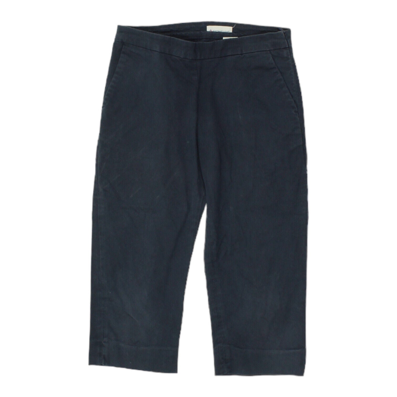 image of Moncler Boys Navy Chino Trousers | Vintage High End Designer Kids Smart VTG