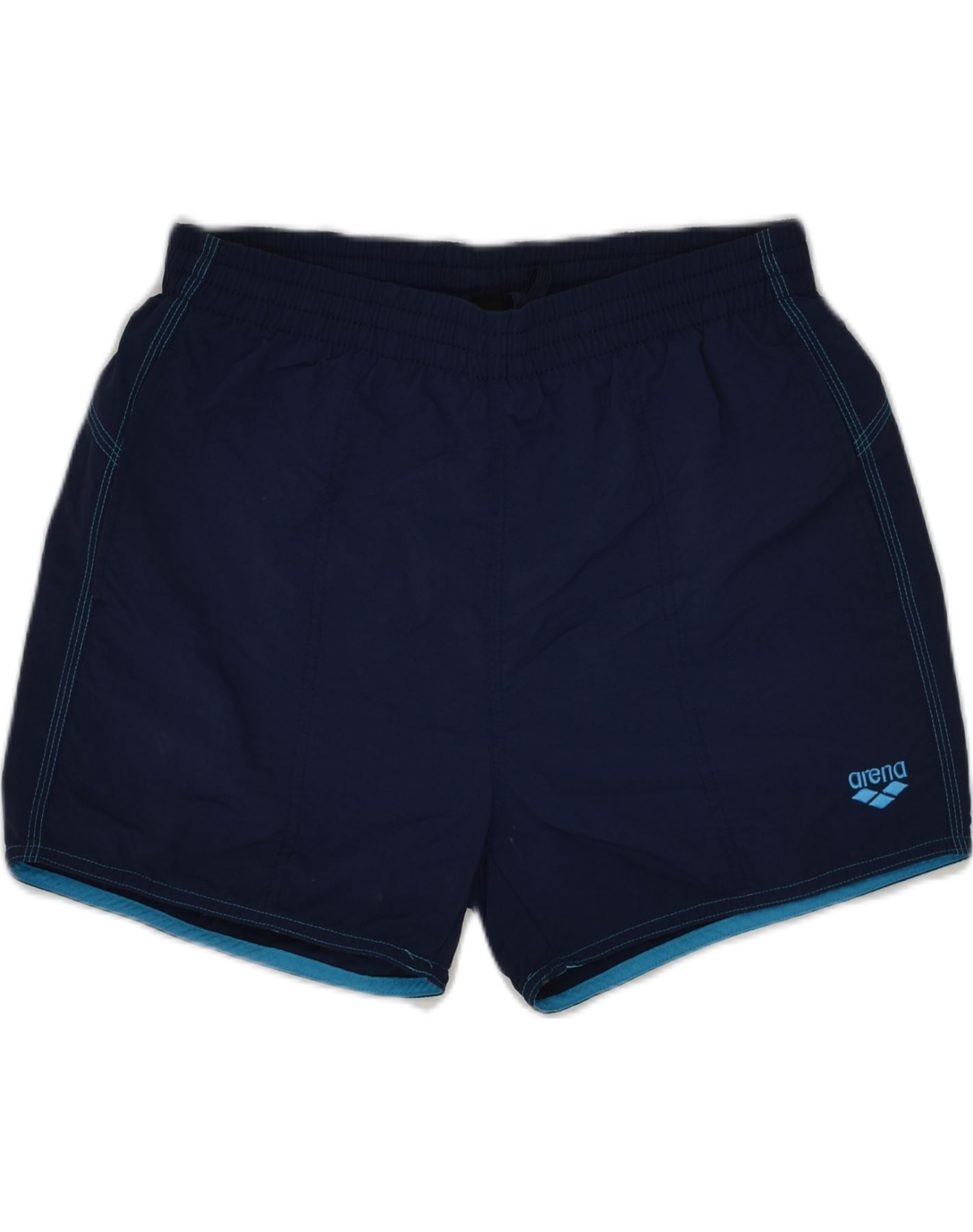 image of ARENA Mens Sport Shorts Medium Navy Blue Polyester