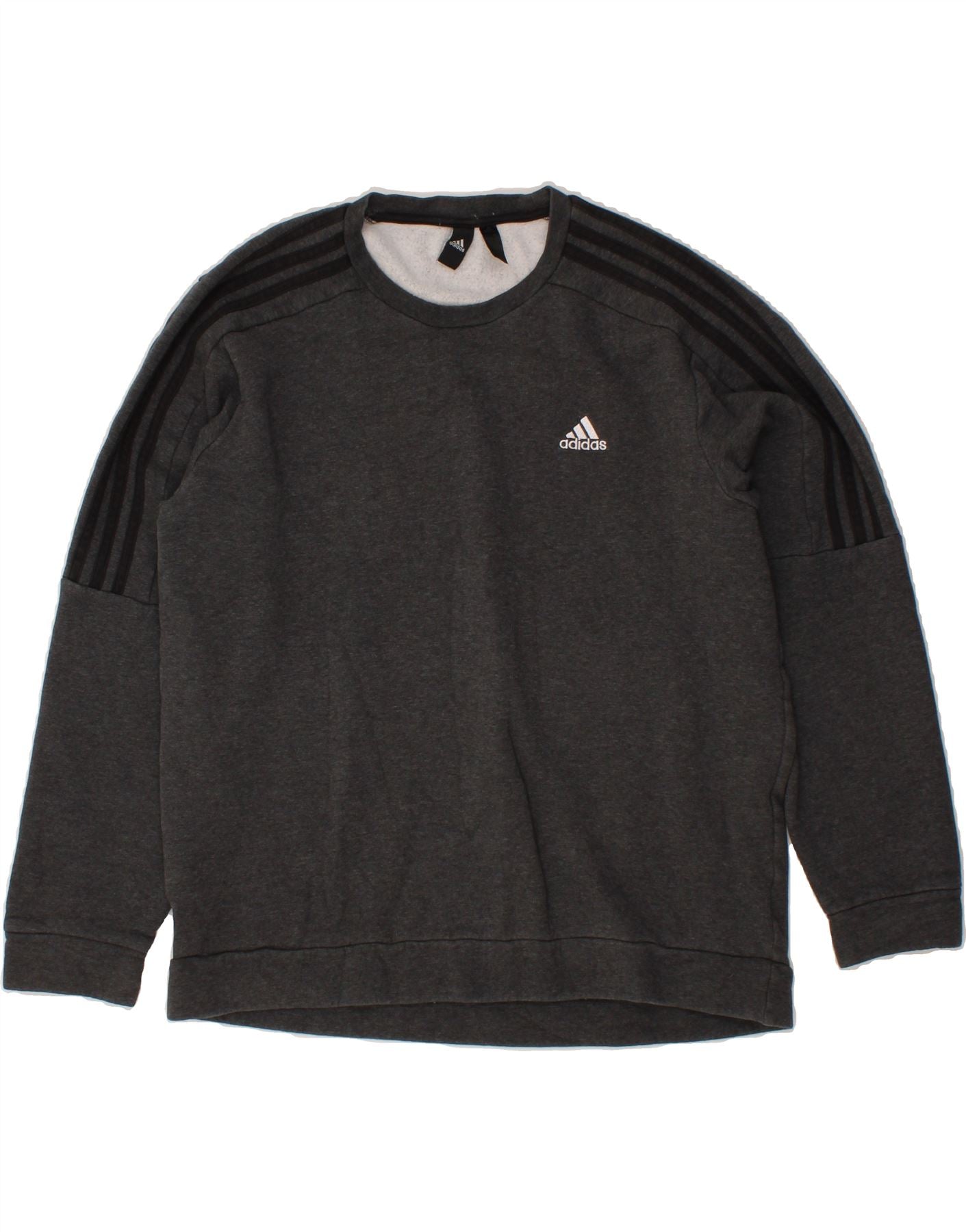 image of ADIDAS Mens Sweatshirt Jumper XL Grey Cotton