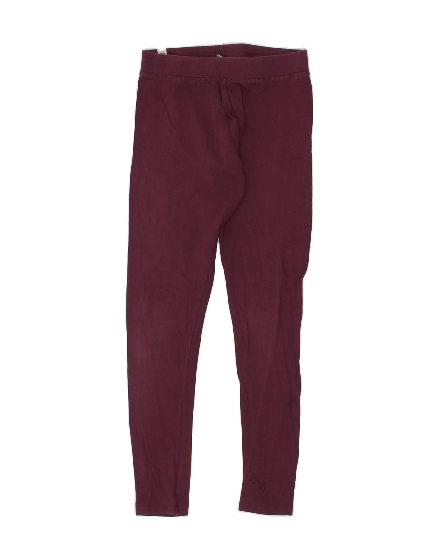 image of PUMA Womens Leggings UK 10 Small  Maroon Cotton