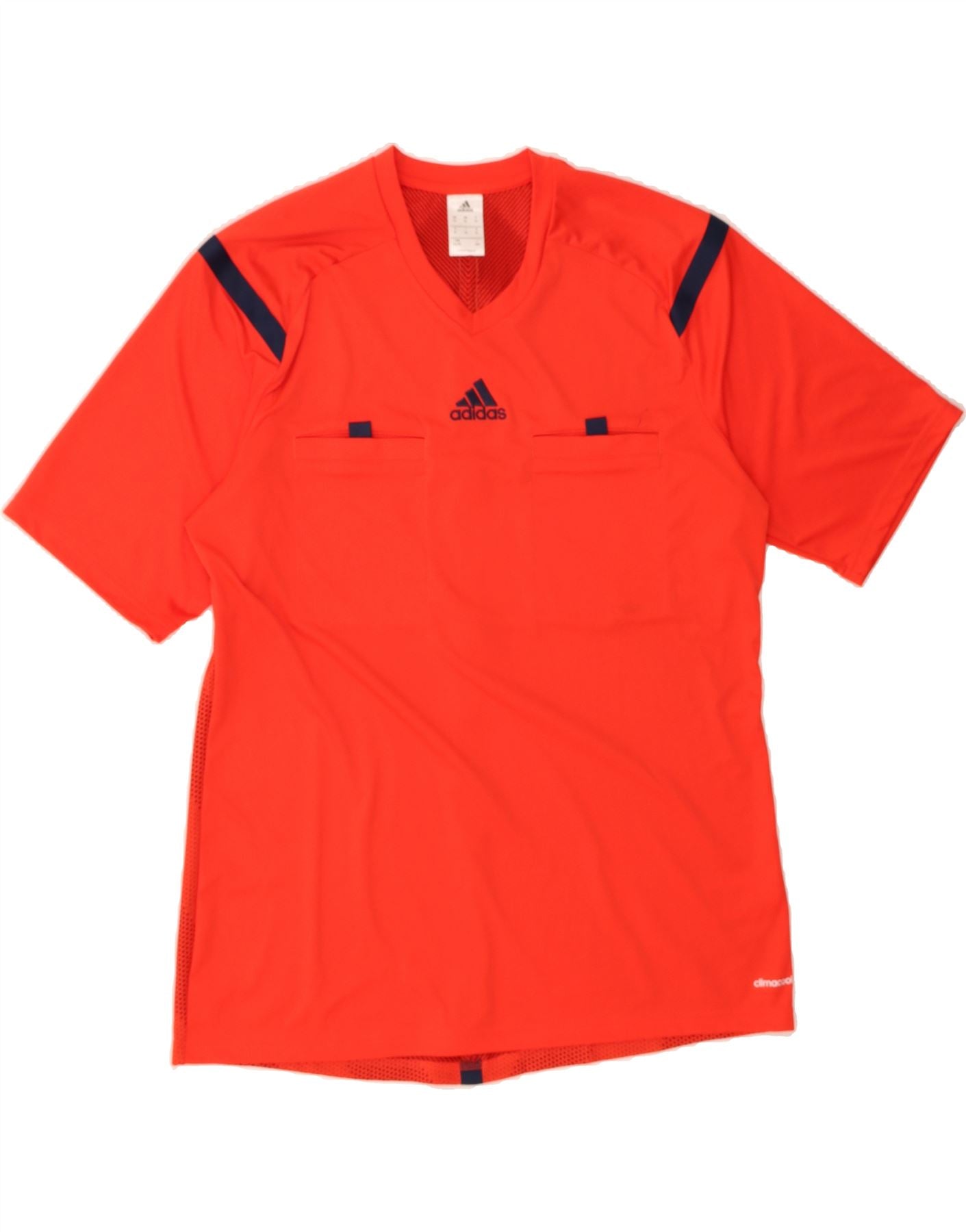 image of ADIDAS Mens Climacool Graphic T-Shirt Top XL Orange Polyester