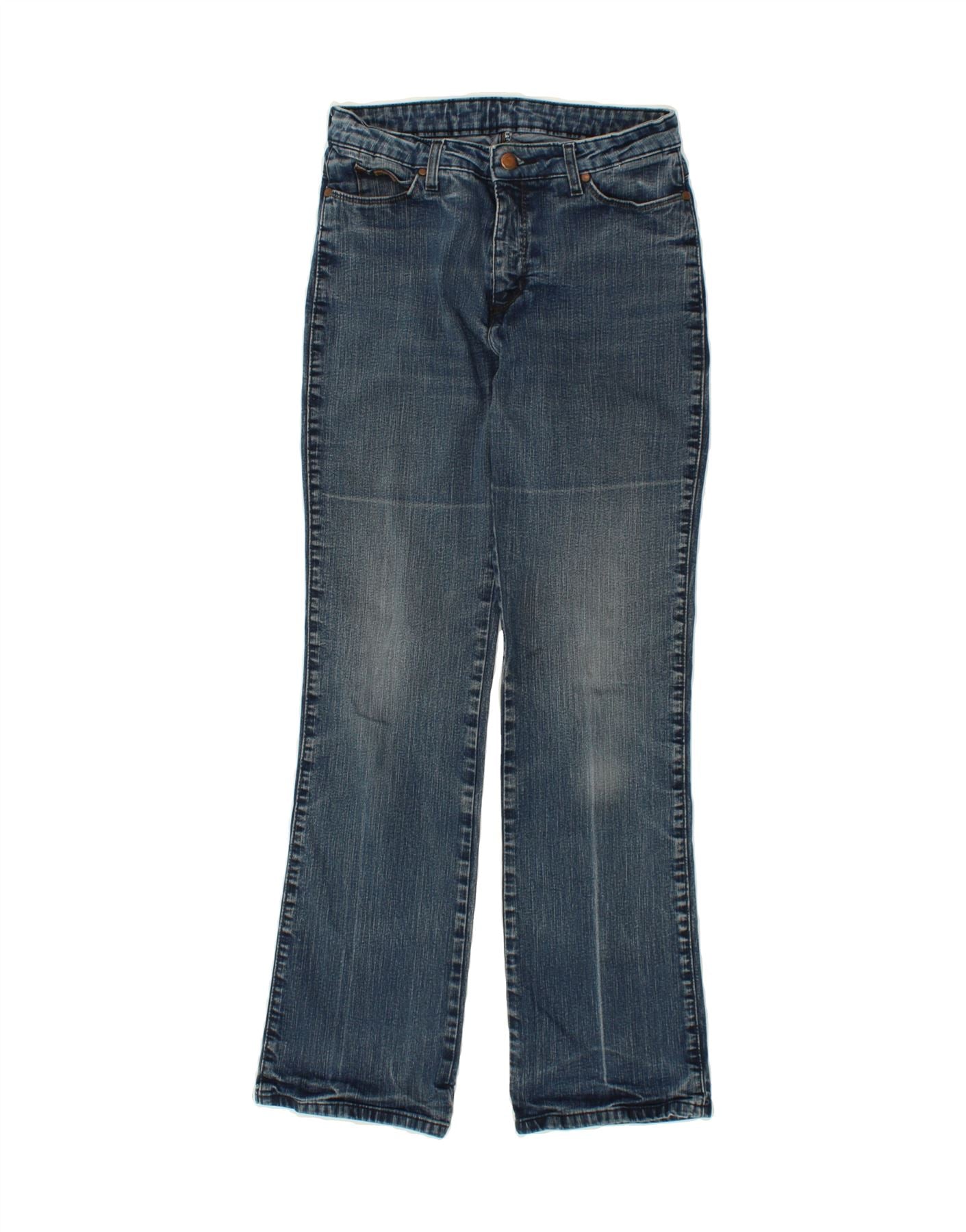 image of WRANGLER Womens Bootcut Jeans W30 L30 Blue Cotton