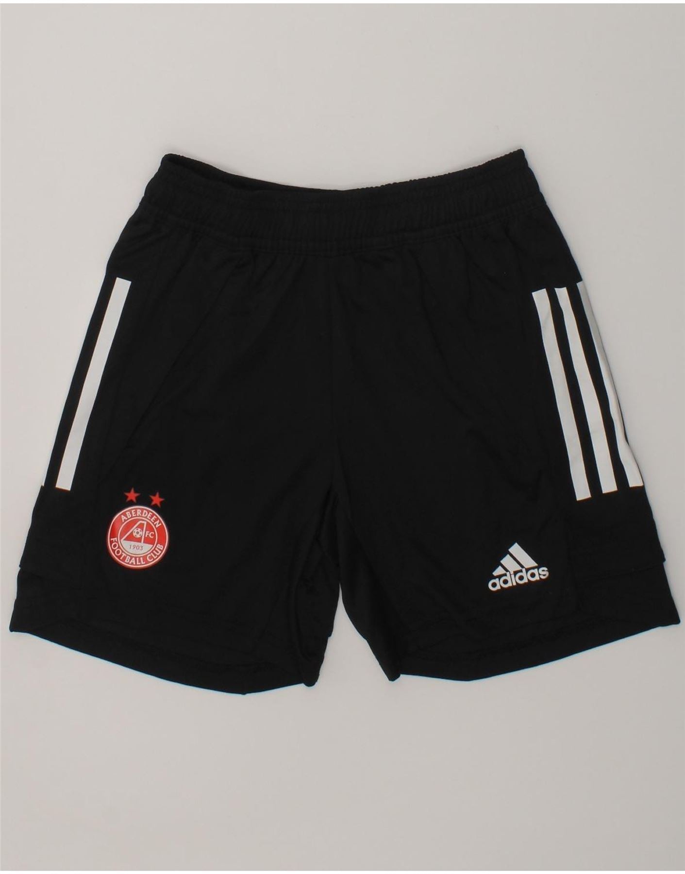 image of ADIDAS Boys Sport Shorts 9-10 Years Black Polyester