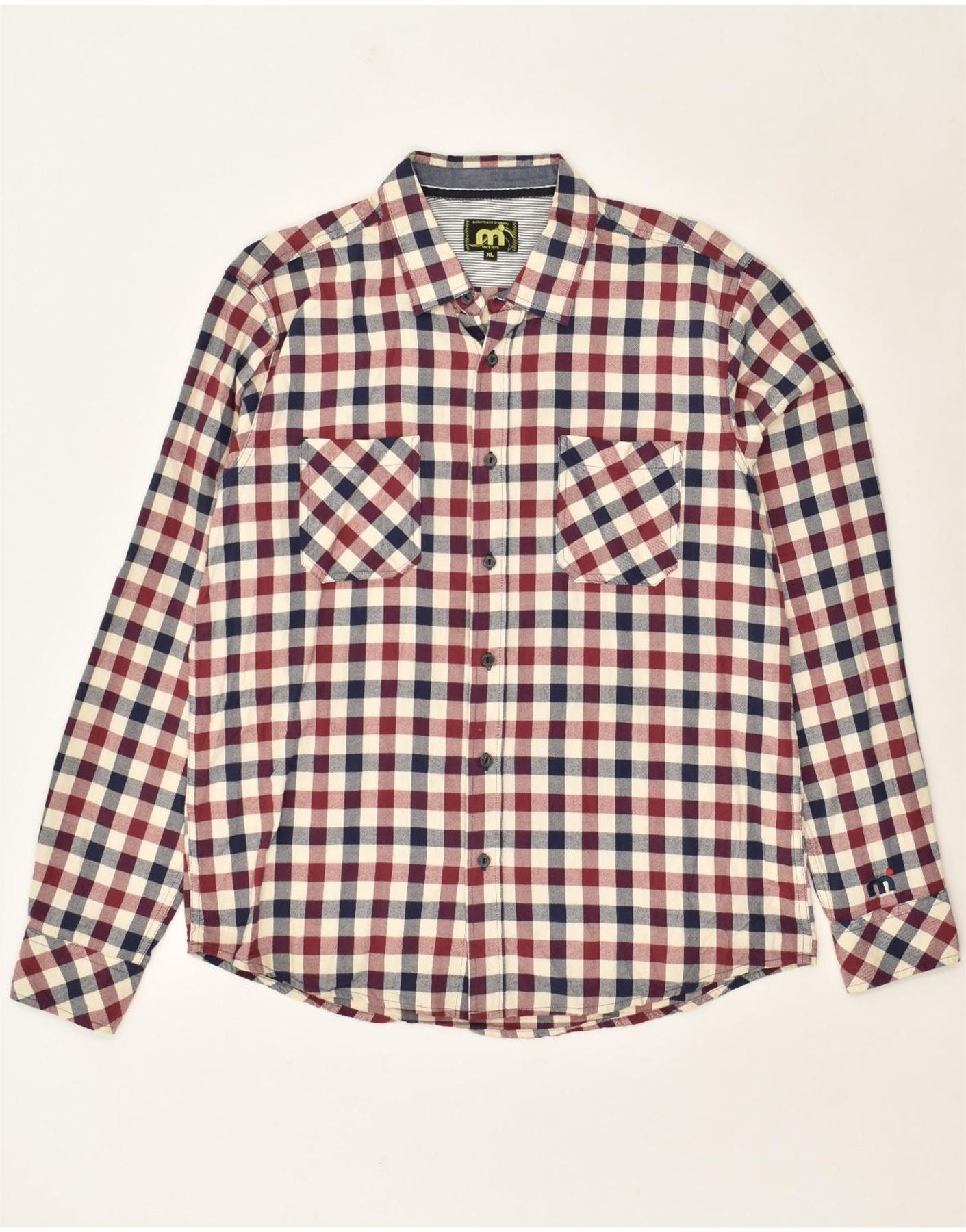 Image of MISTRAL Mens Shirt XL Multicoloured Check Cotton