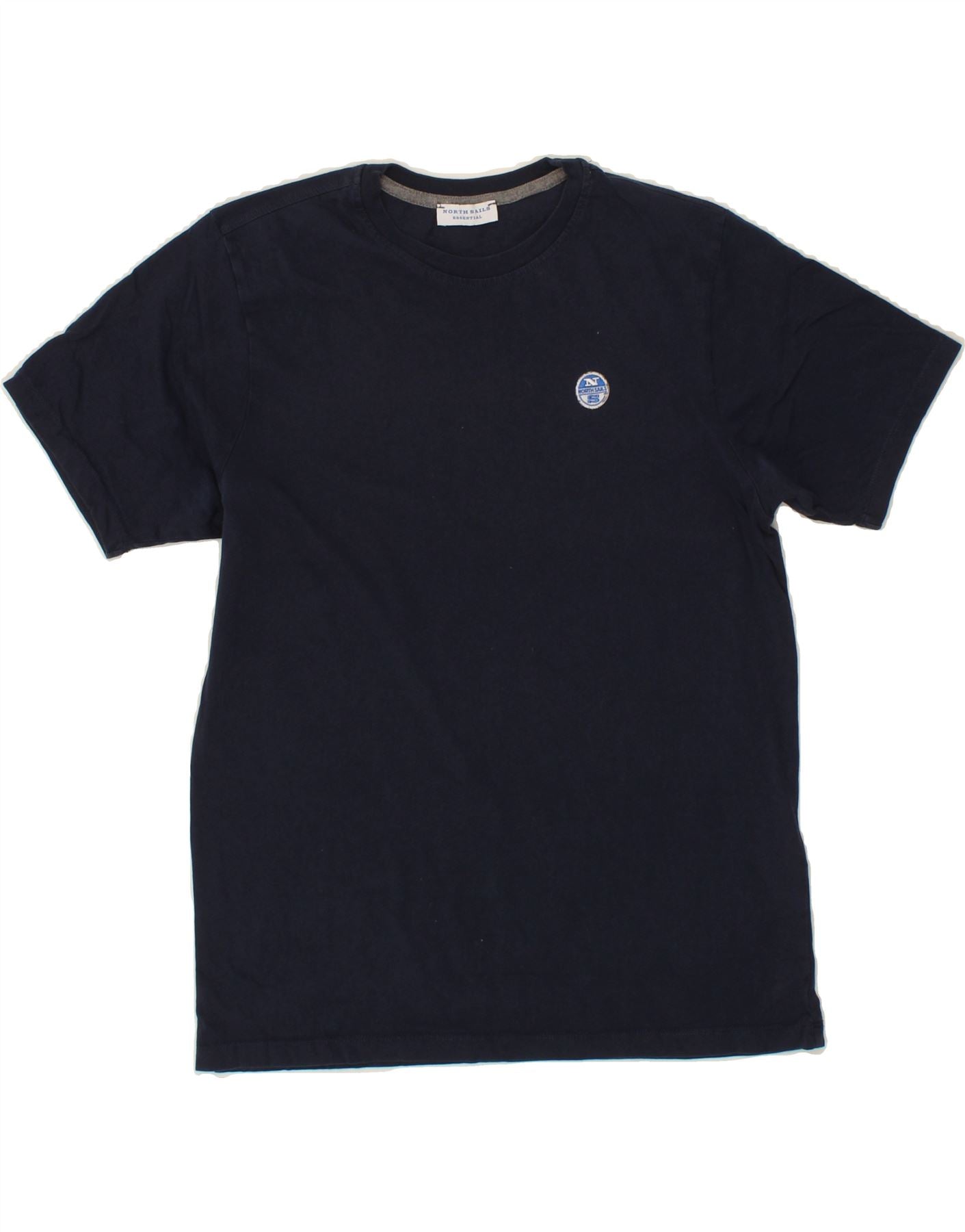 Image of NORTH SAILS Mens T-Shirt Top XS Navy Blue Cotton