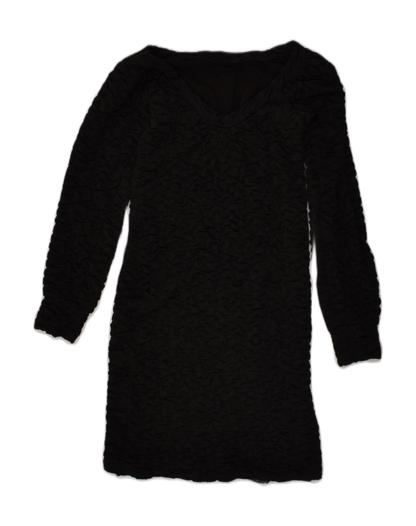 image of VINTAGE Womens Basic Dress UK 4 XS Black