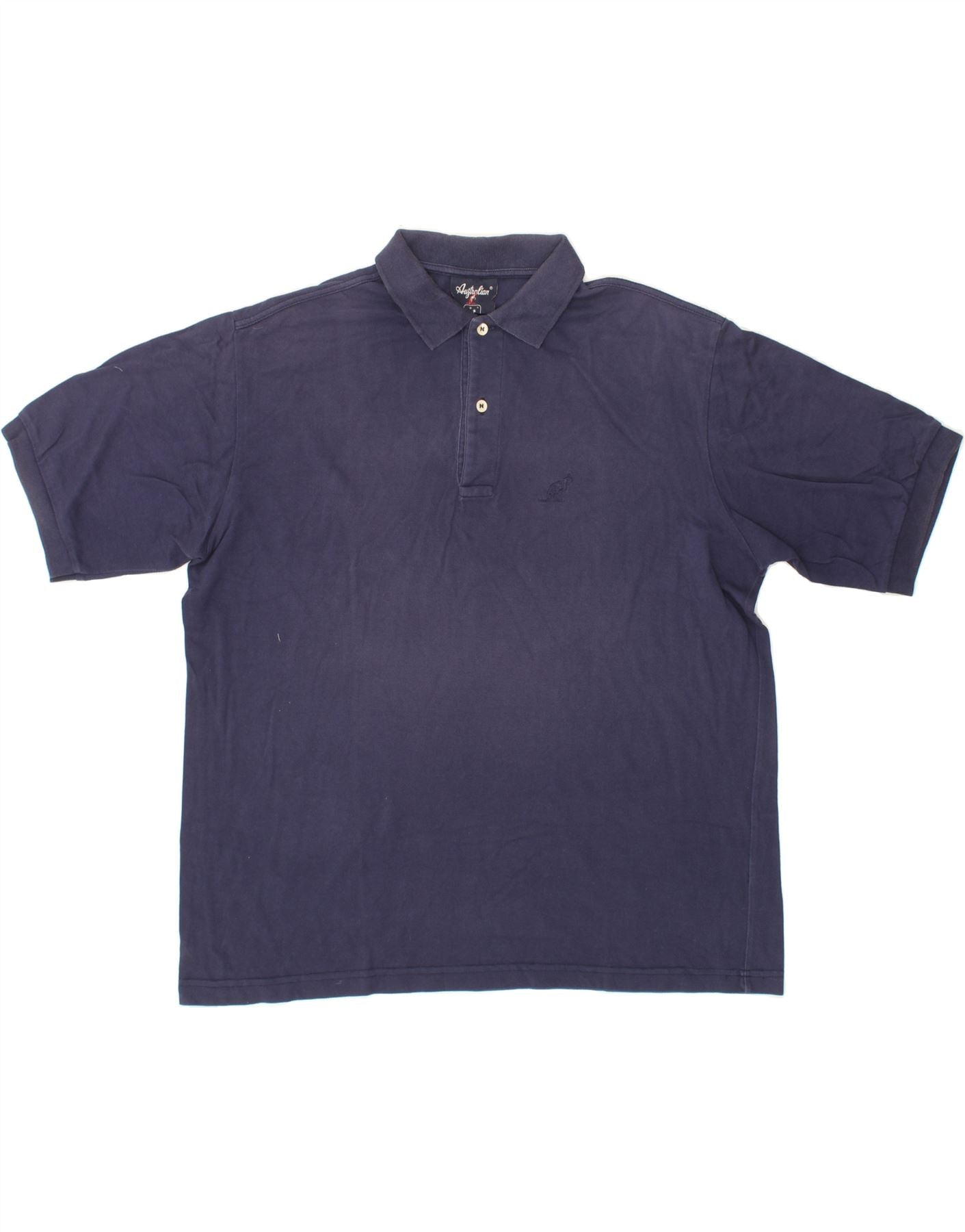 Image of AUSTRALIAN L'ALPINA Mens Polo Shirt IT 50 Medium Navy Blue