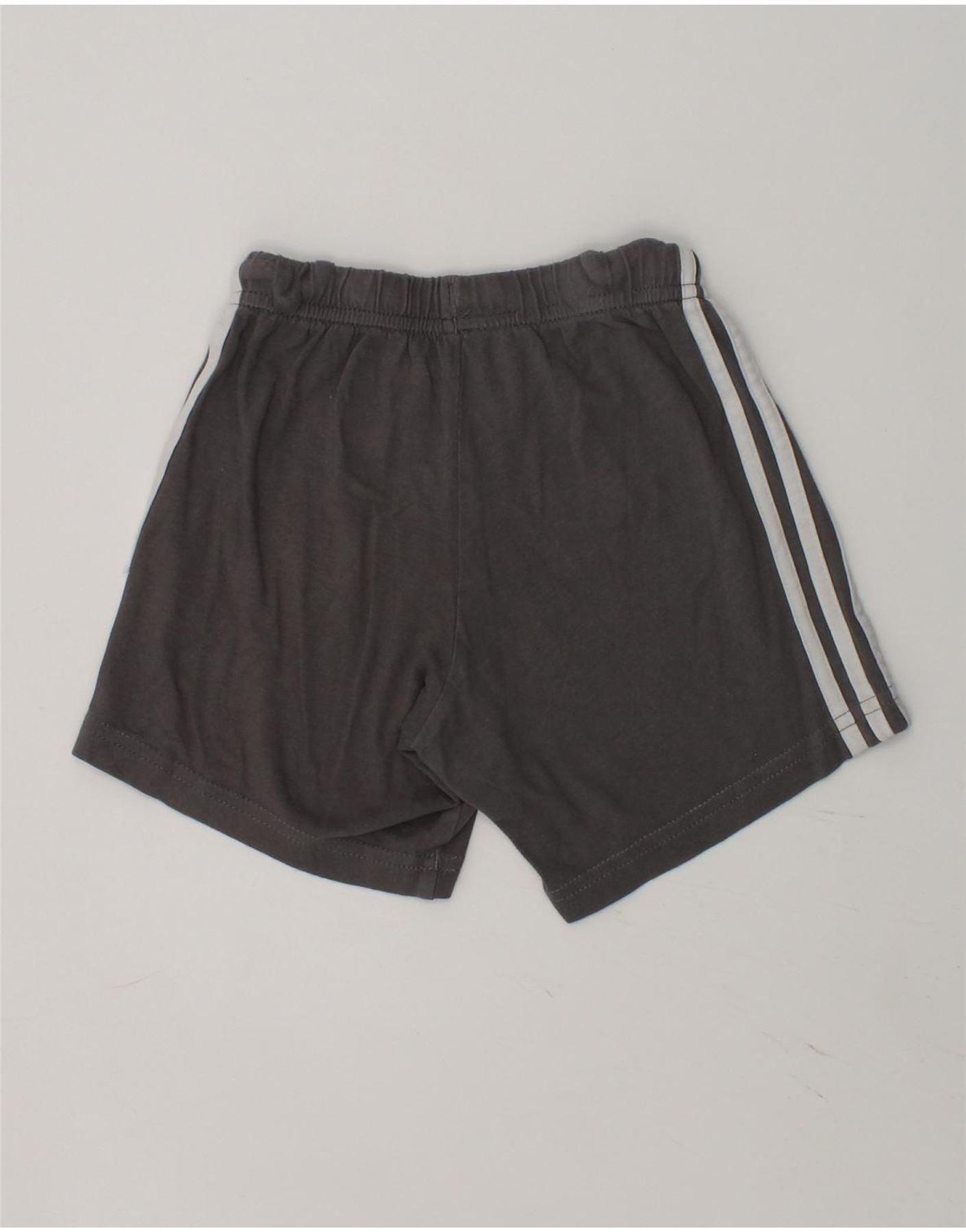 ADIDAS Baby Boys Sport Shorts 18-24 Months Grey Cotton