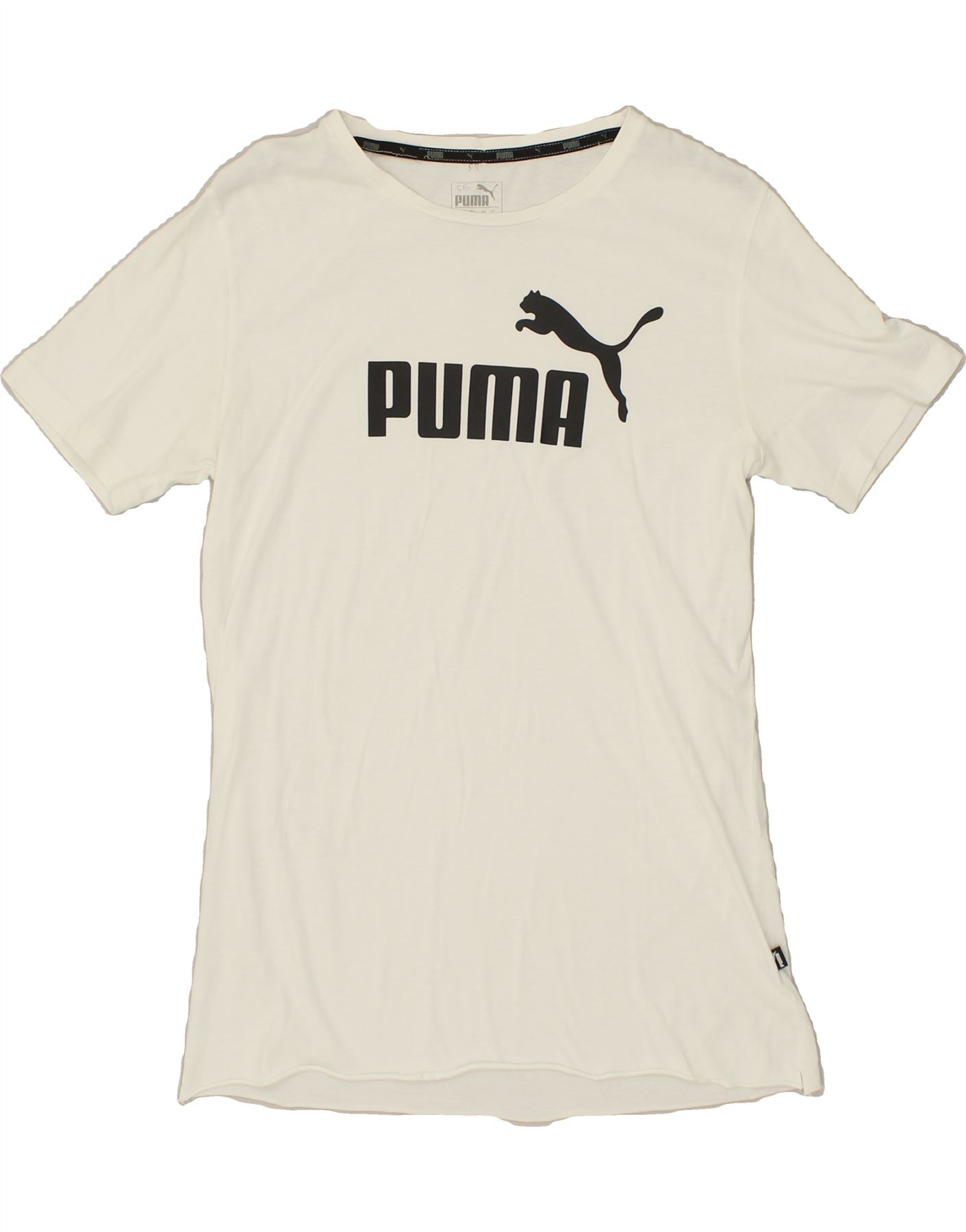 Image of PUMA Mens Graphic T-Shirt Top Small White