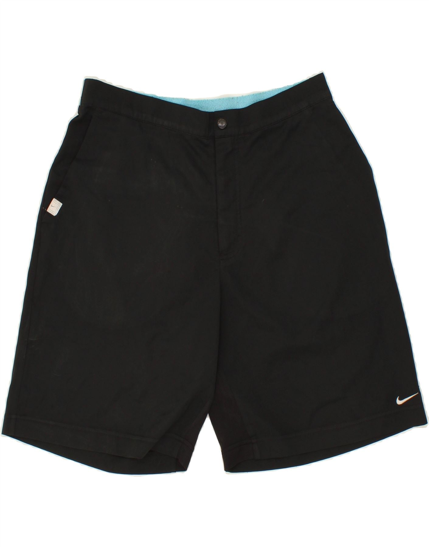 image of NIKE Mens Chino Shorts Large W32  Black Polyester